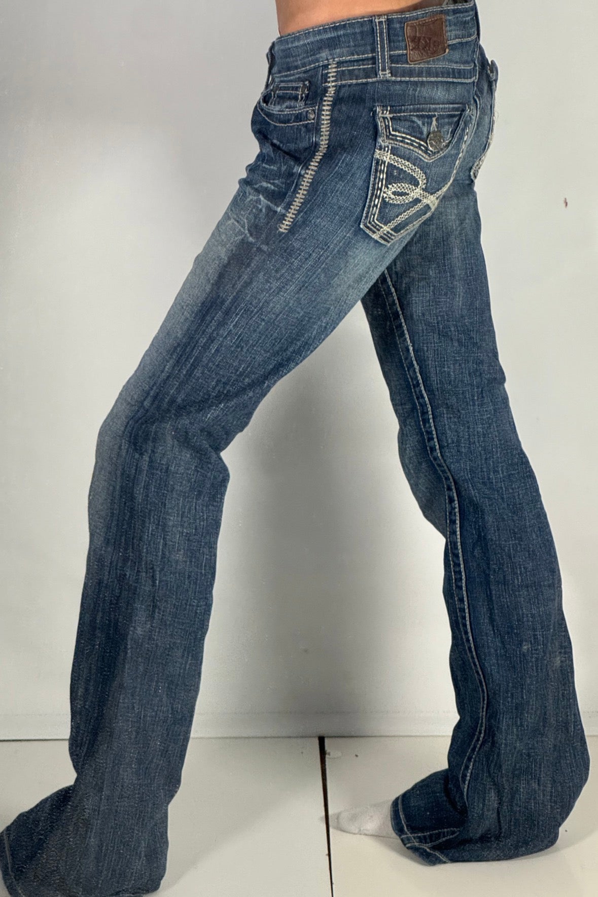 Lågmidjade jeans stl: S