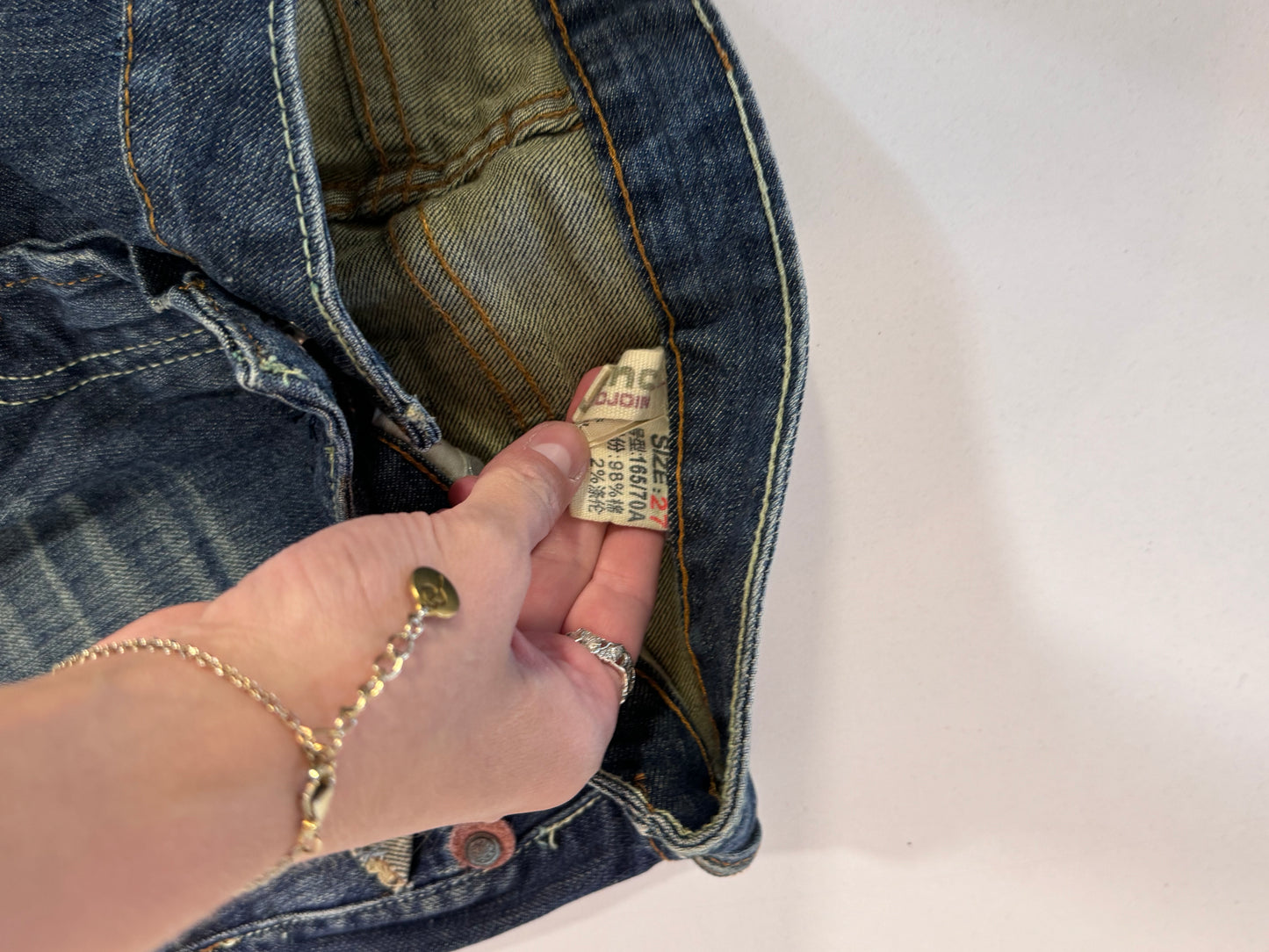 Lågmidjade jeans stl: XS