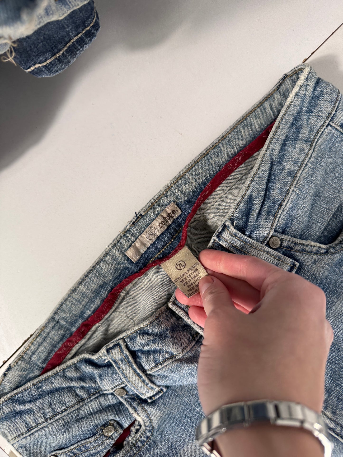 Lågmidjade jeans stl: S