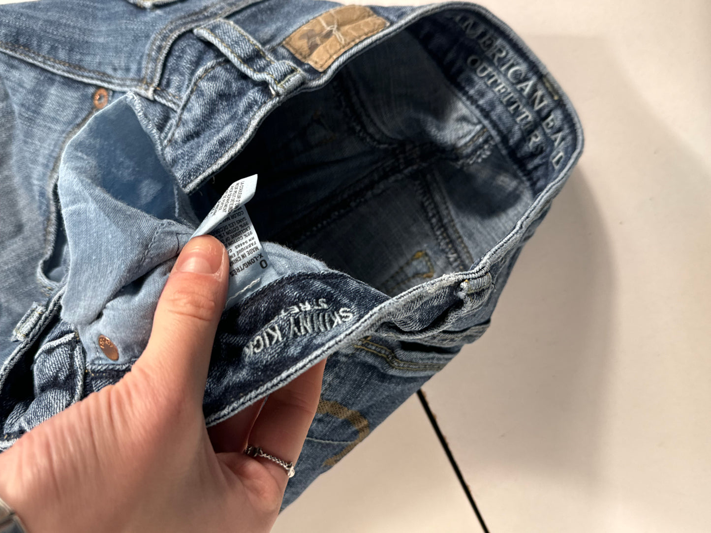 Lågmidjade jeans stl: XXS