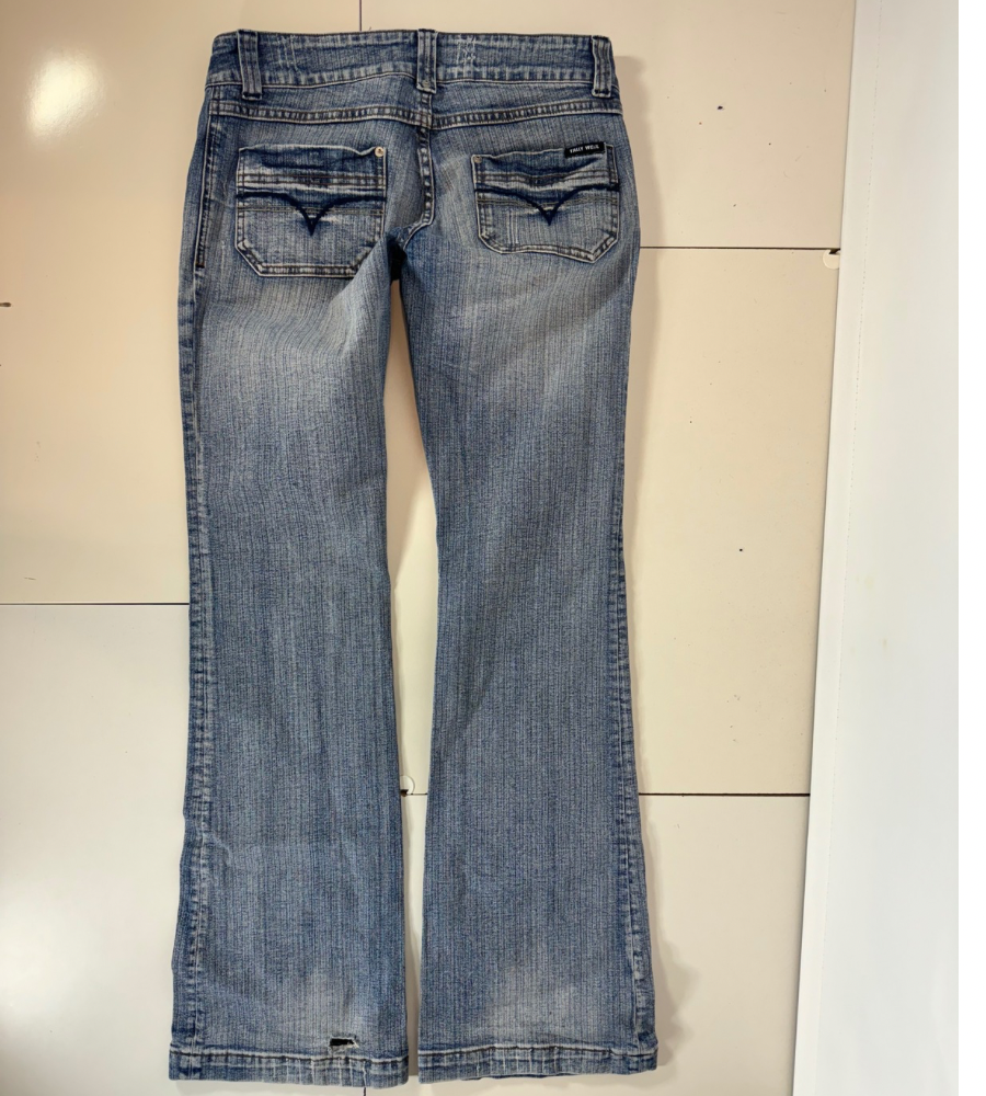 Lågmidjade jeans–stl: M