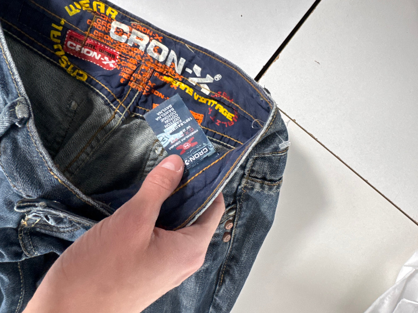 Lågmidjade jeans stl: XXS