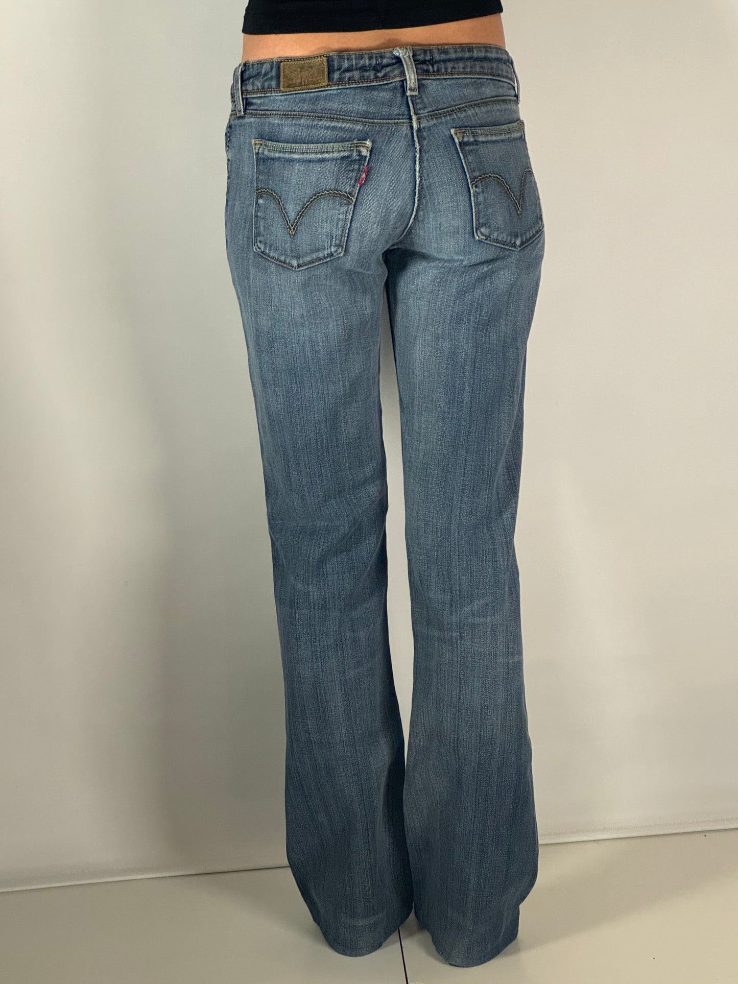 Lågmidjade jeans stl: S