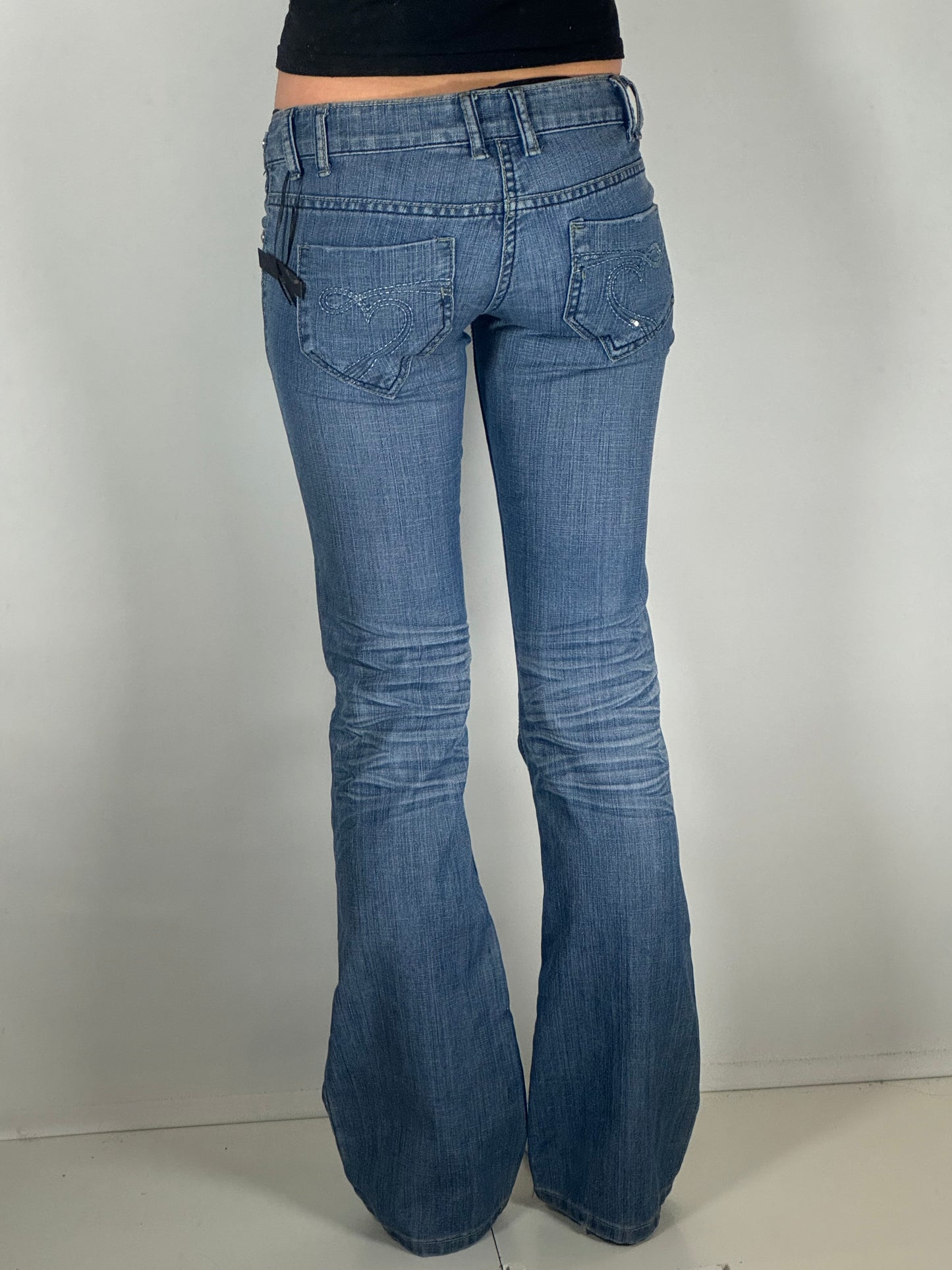 Lågmidjade jeans stl: XS/S
