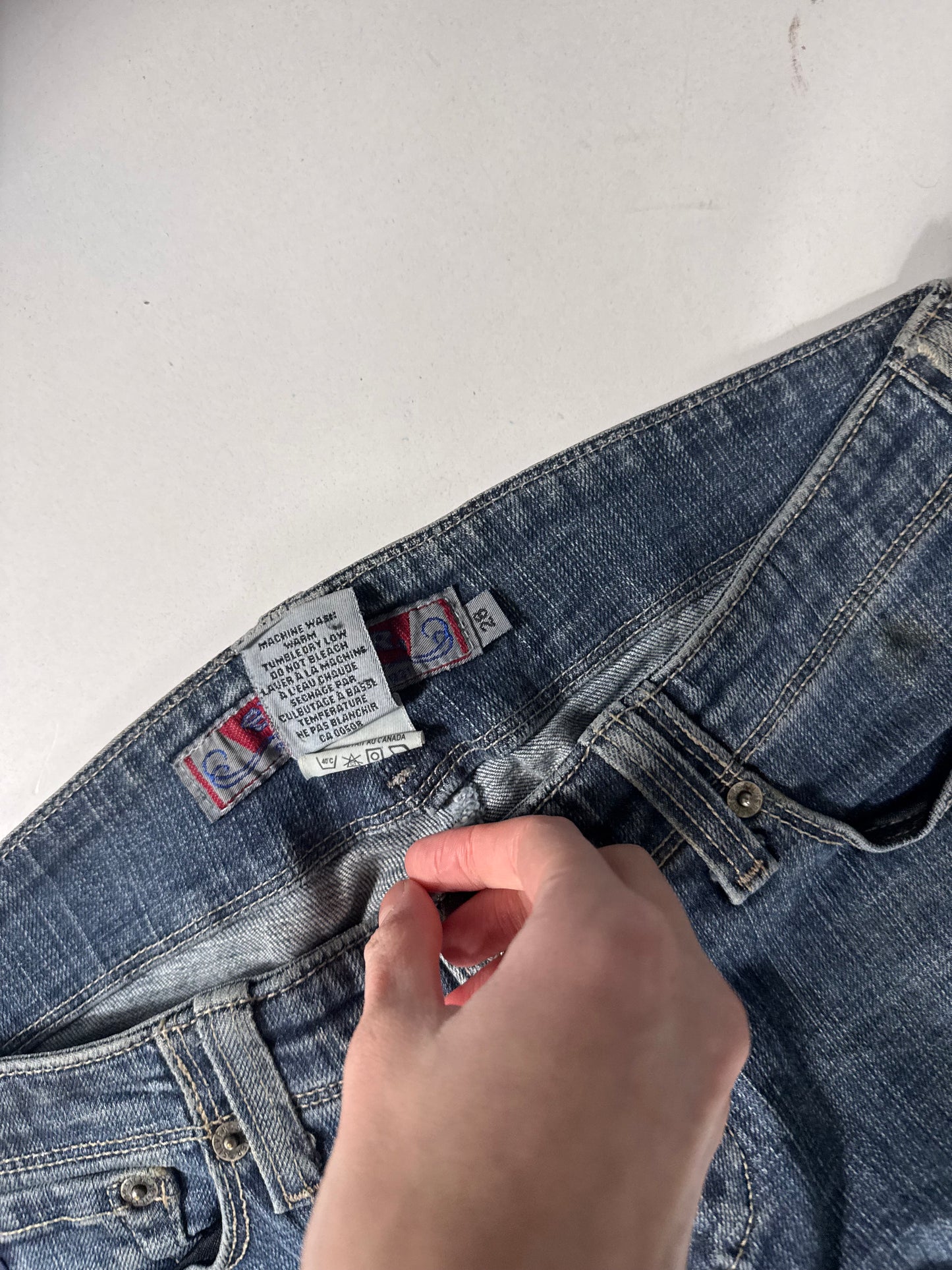 Lågmidjade jeans stl: S