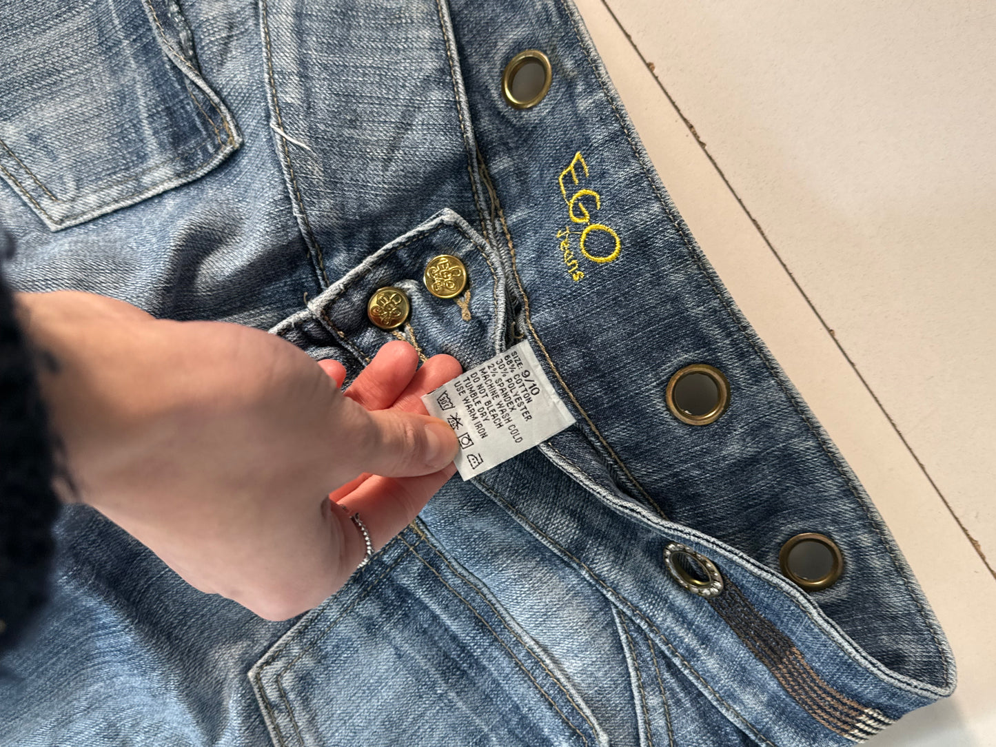 Lågmidjade jeans stl: S