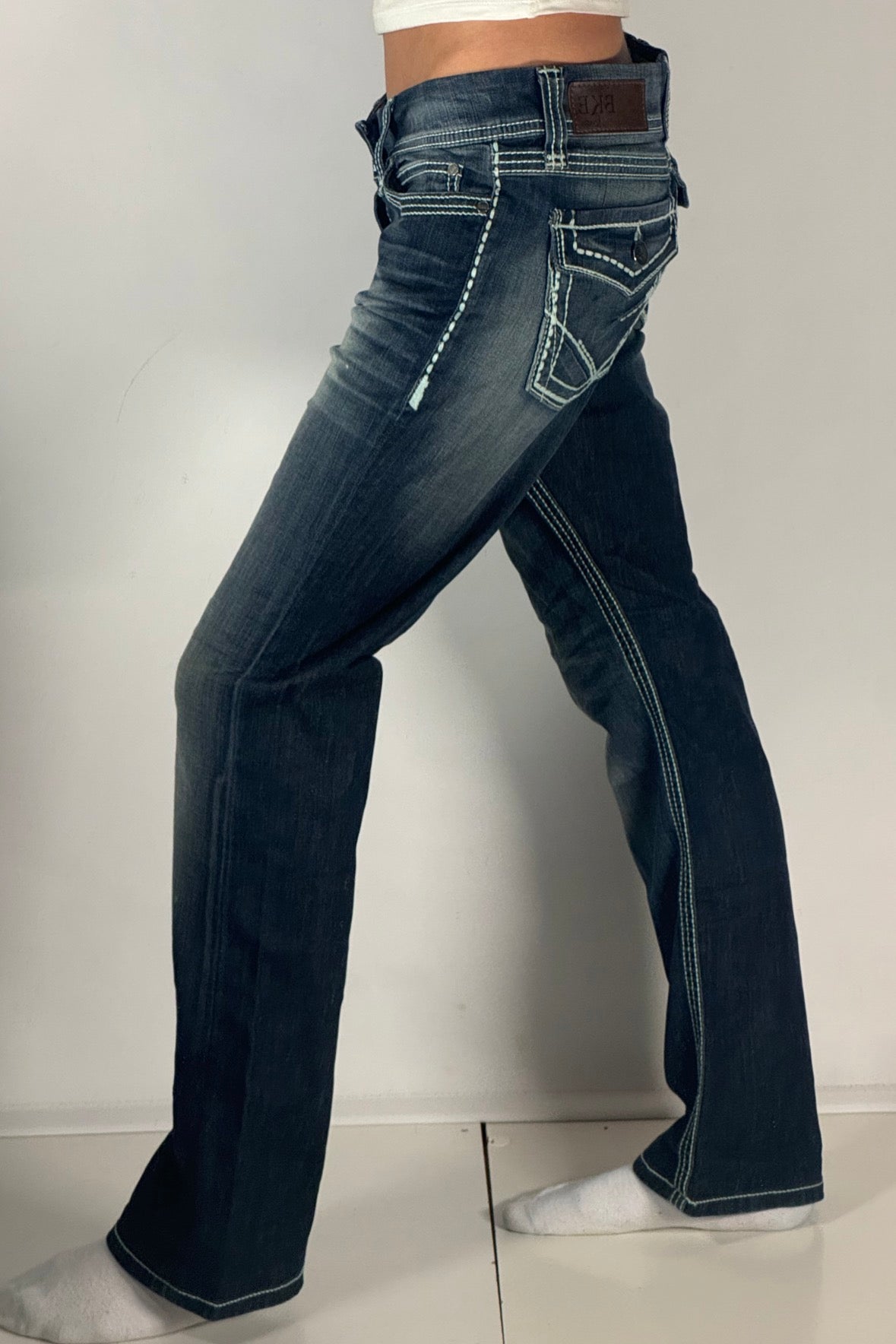Lågmidjade jeans stl: S