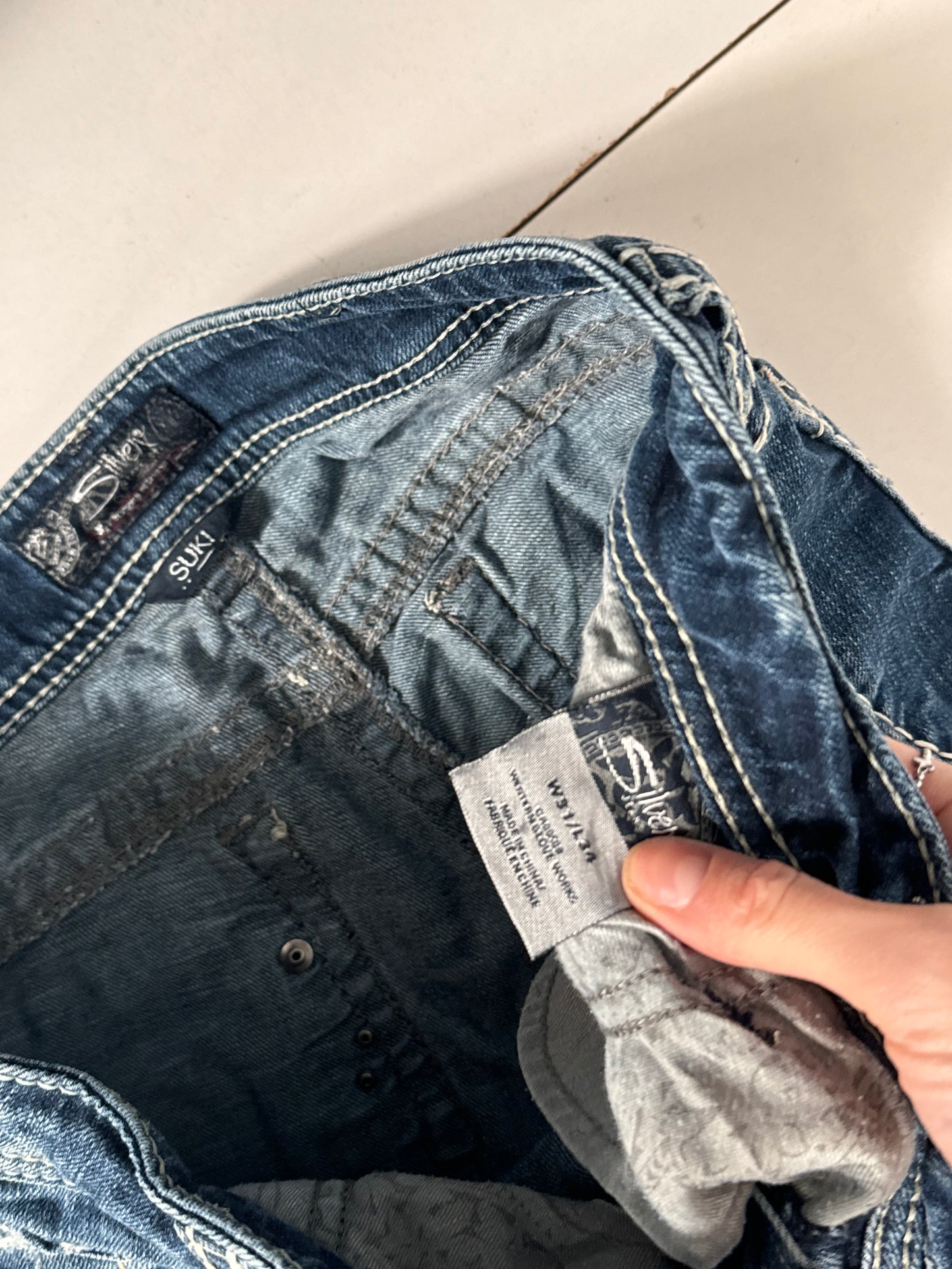 Lågmidjade jeans stl: M