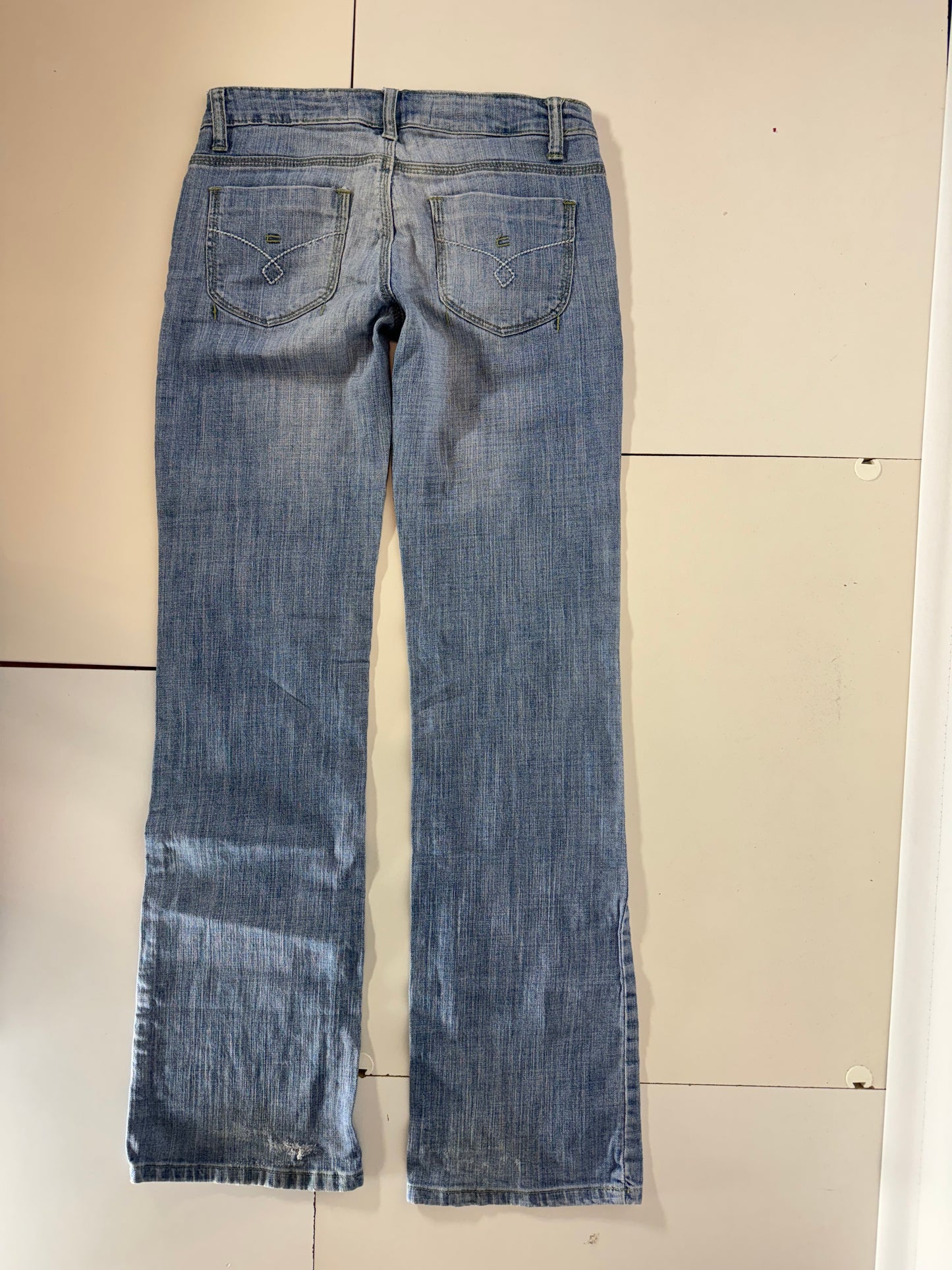 Lågmidjade jeans–stl: S