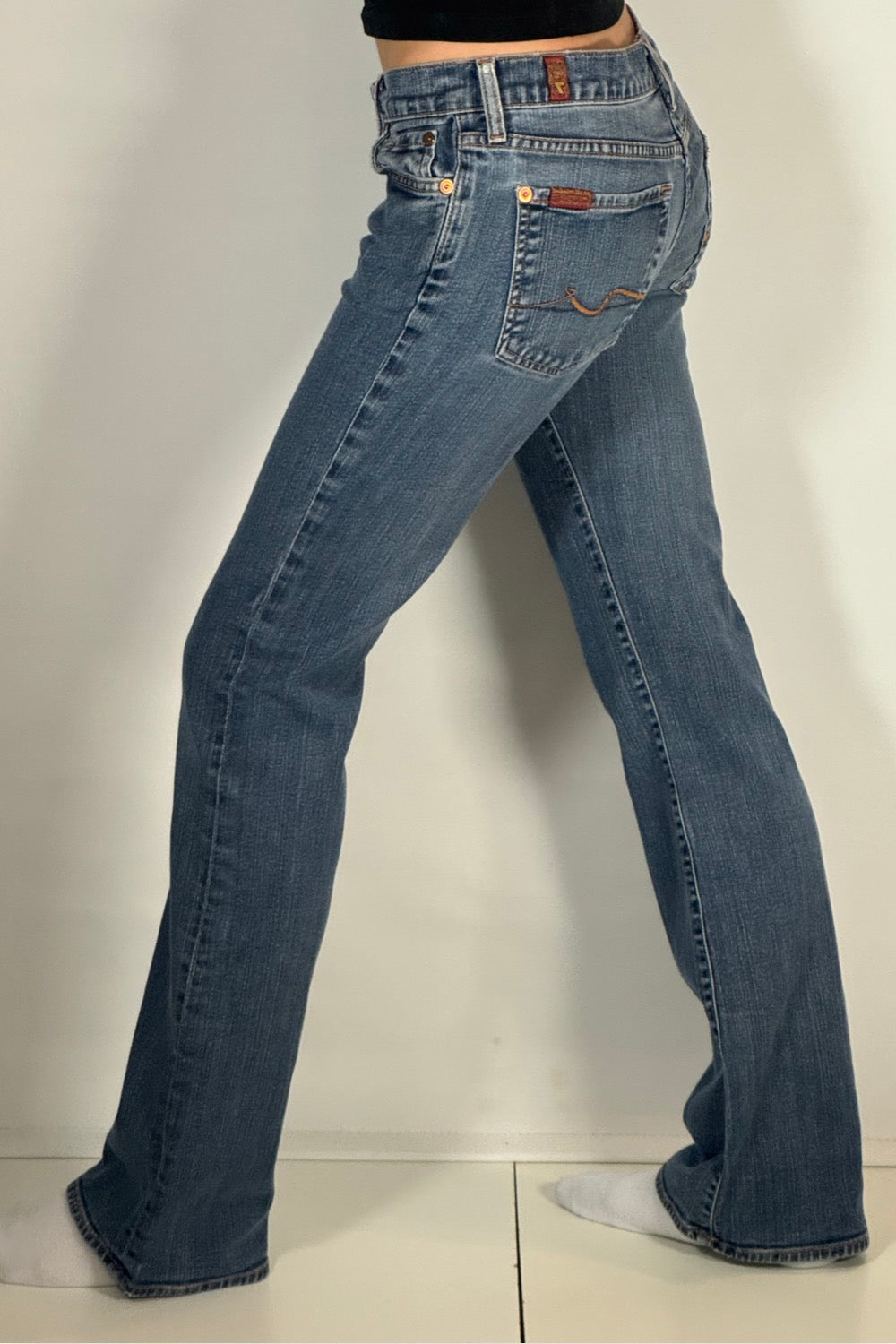 Lågmidjade jeans stl: S