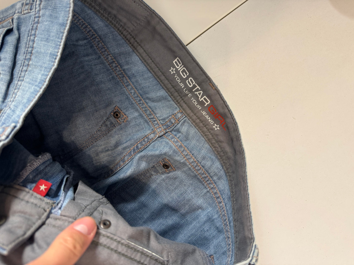 Lågmidjade jeans stl: S