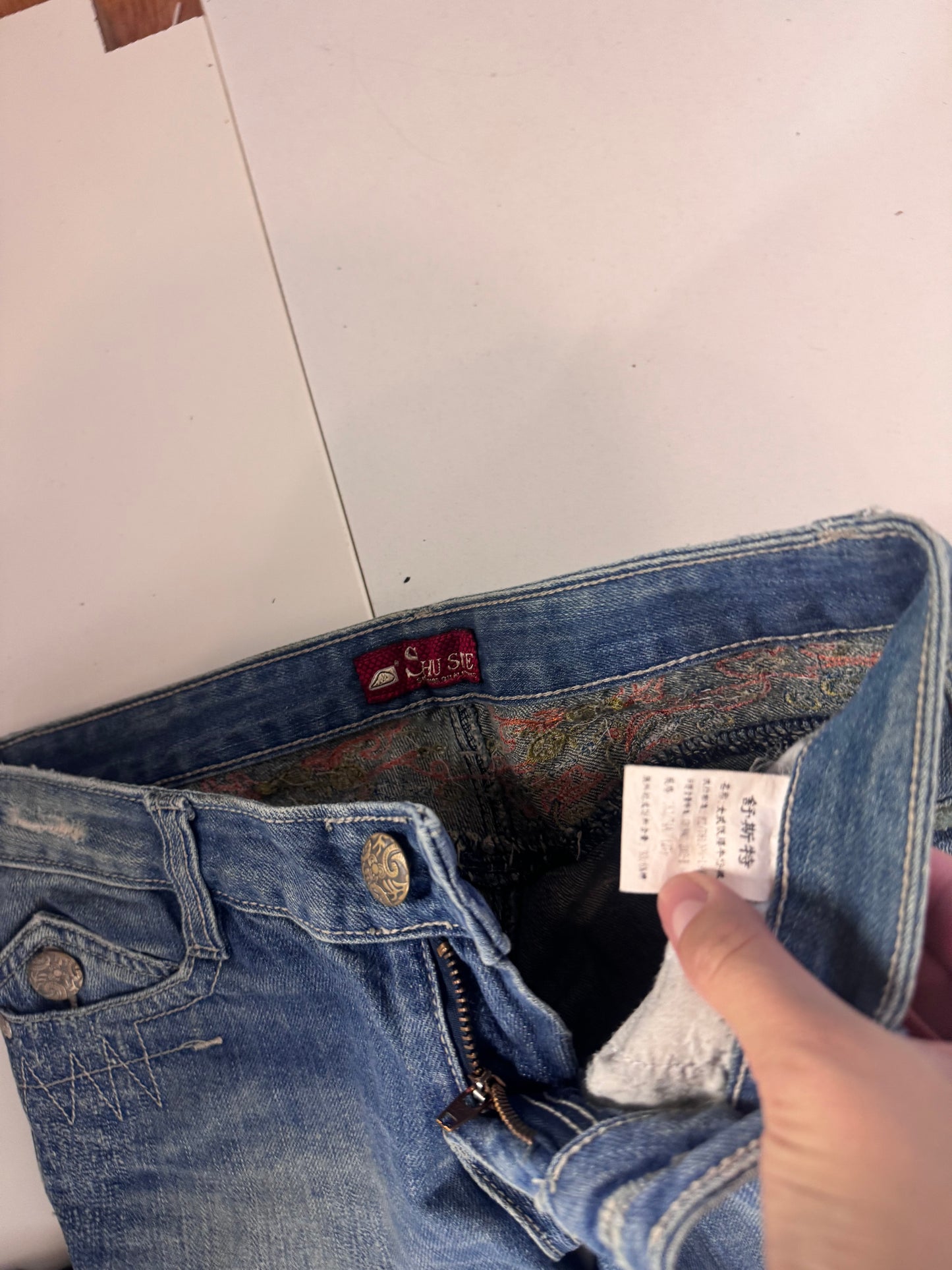 Lågmidjade jeans stl: XS