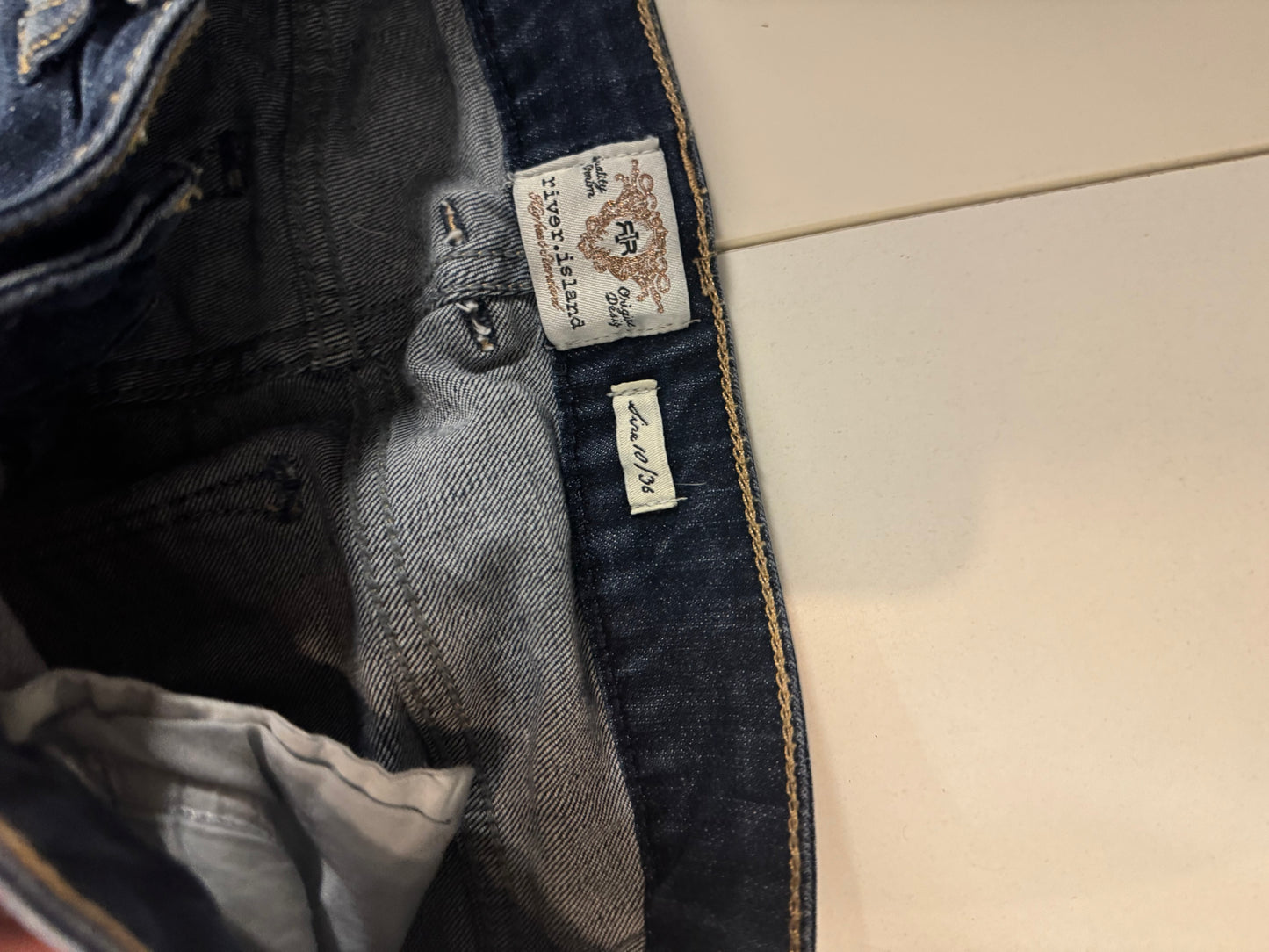 Lågmidjade jeans stl: S
