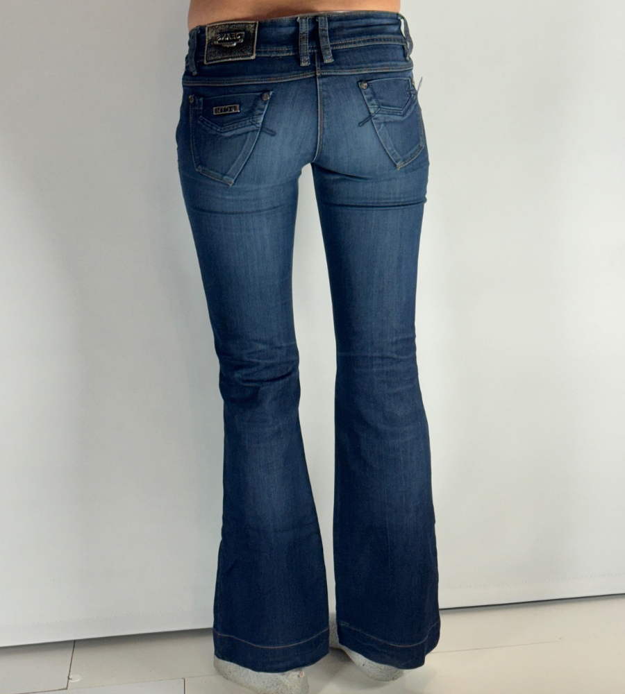 Lågmidjade jeans–stl: XS