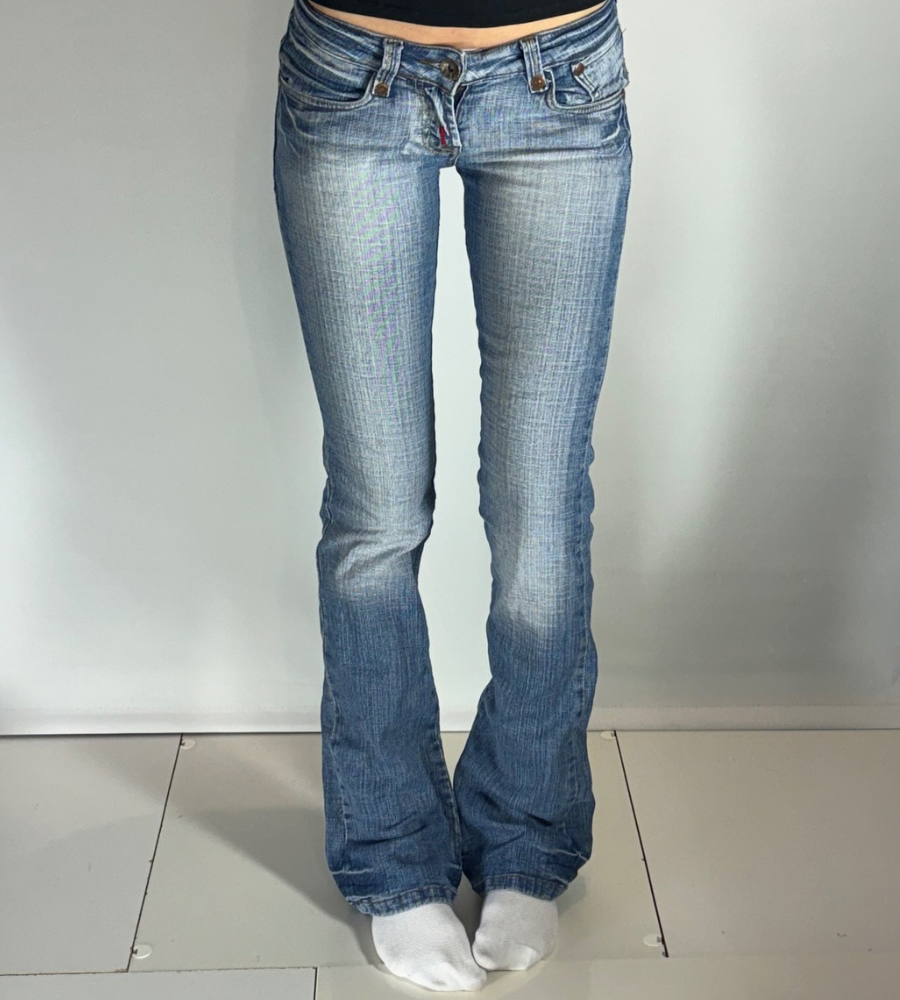 Lågmidjade jeans–stl: XXS