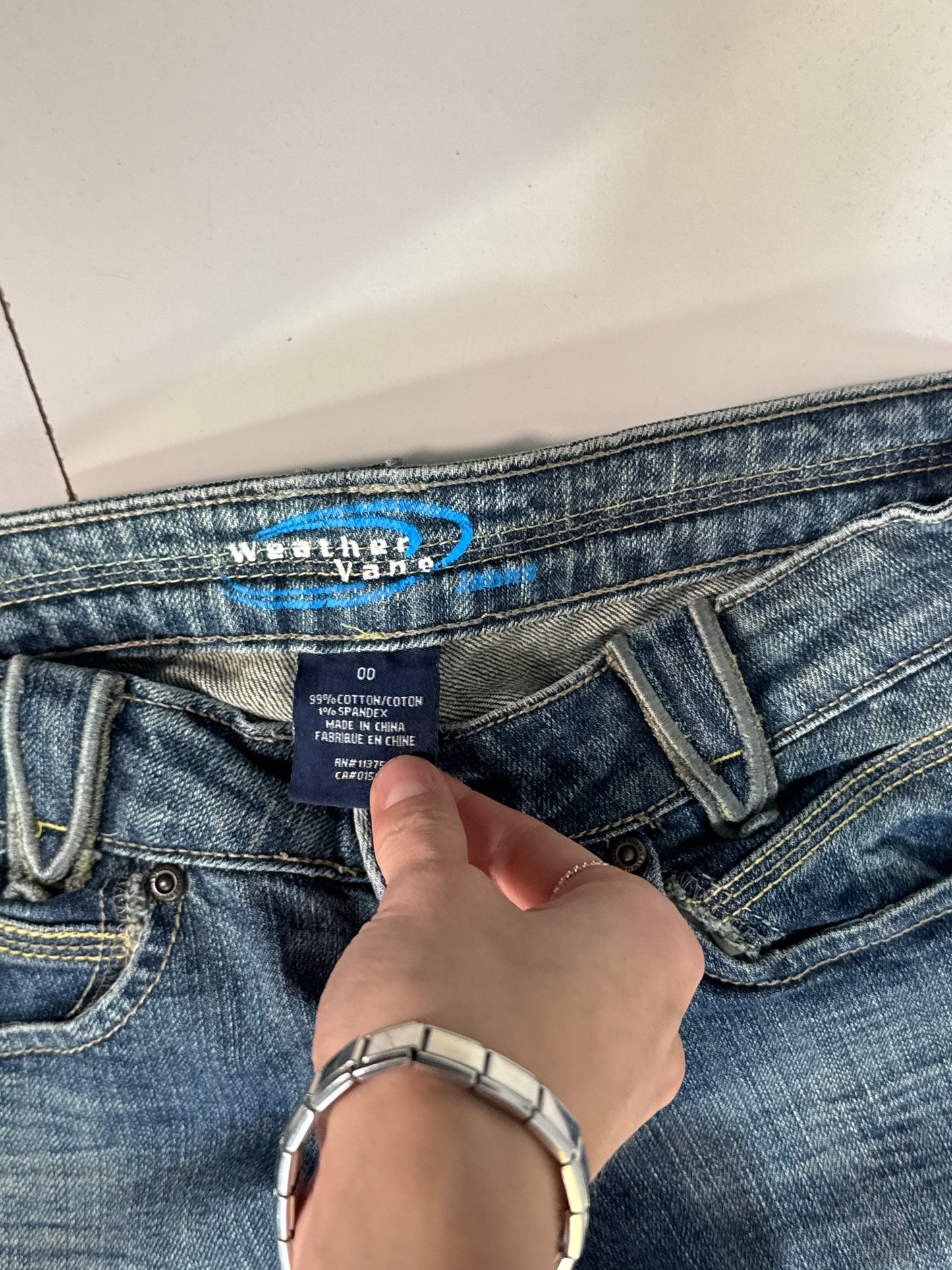 Lavtaljede jeans str: S