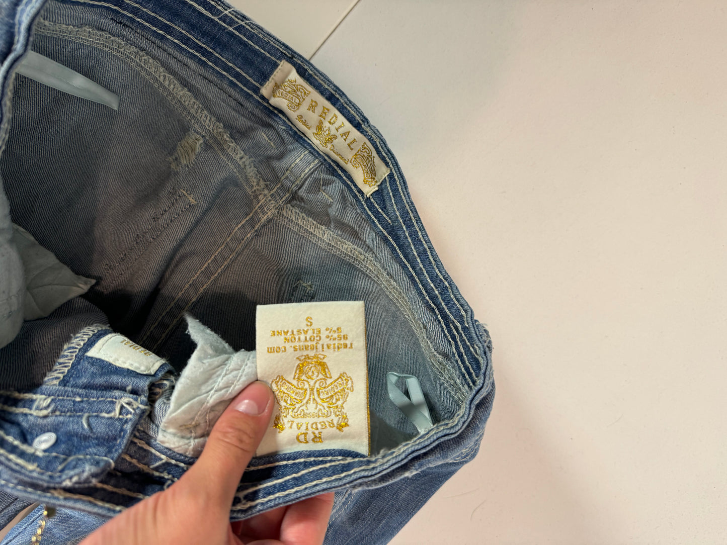 Lågmidjade jeans stl: S