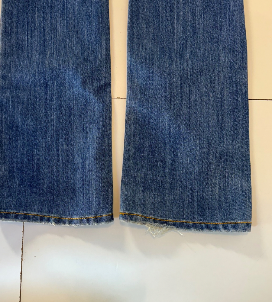 Lågmidjade jeans–stl: XS