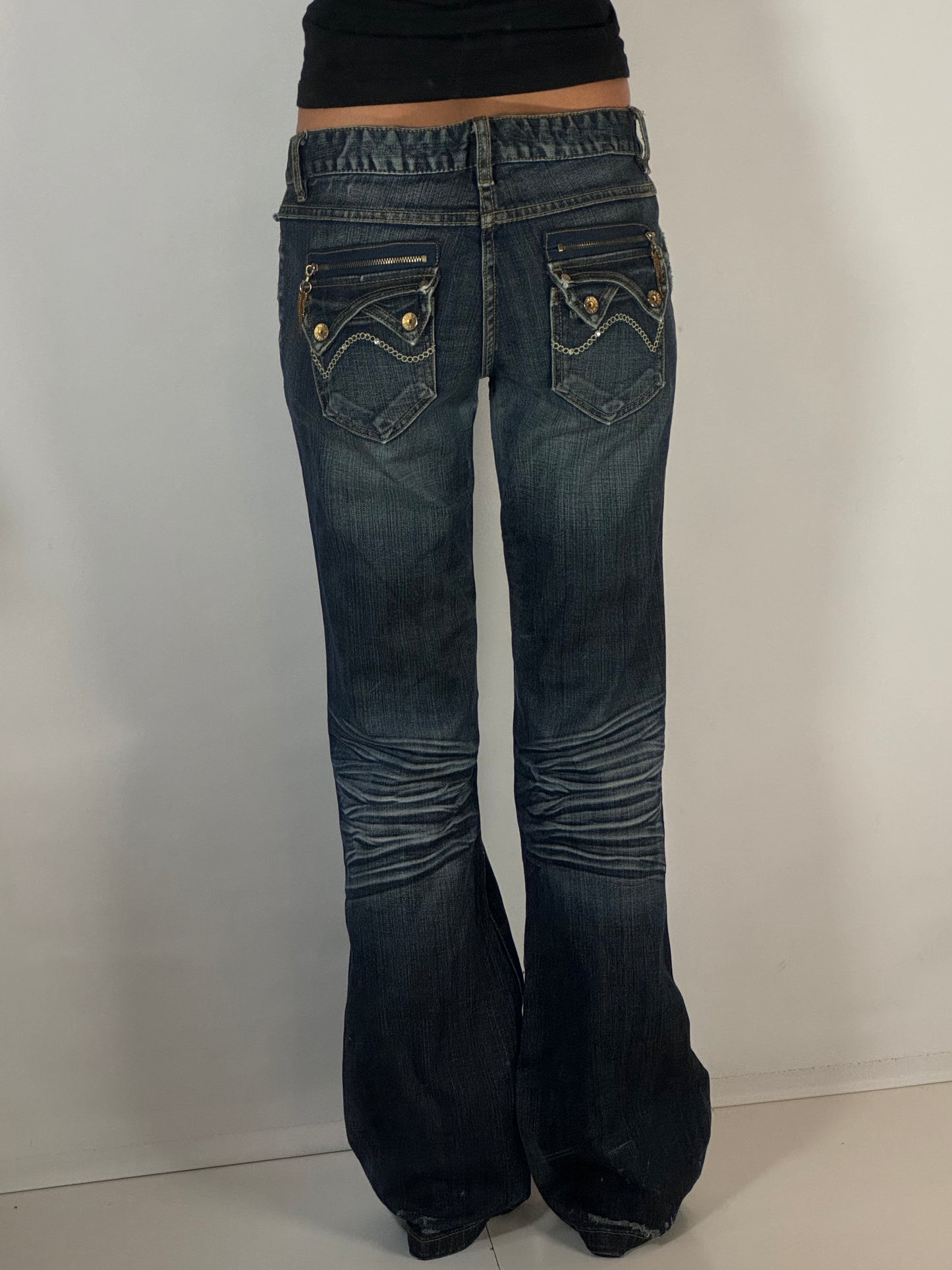 Lågmidjade jeans stl: S
