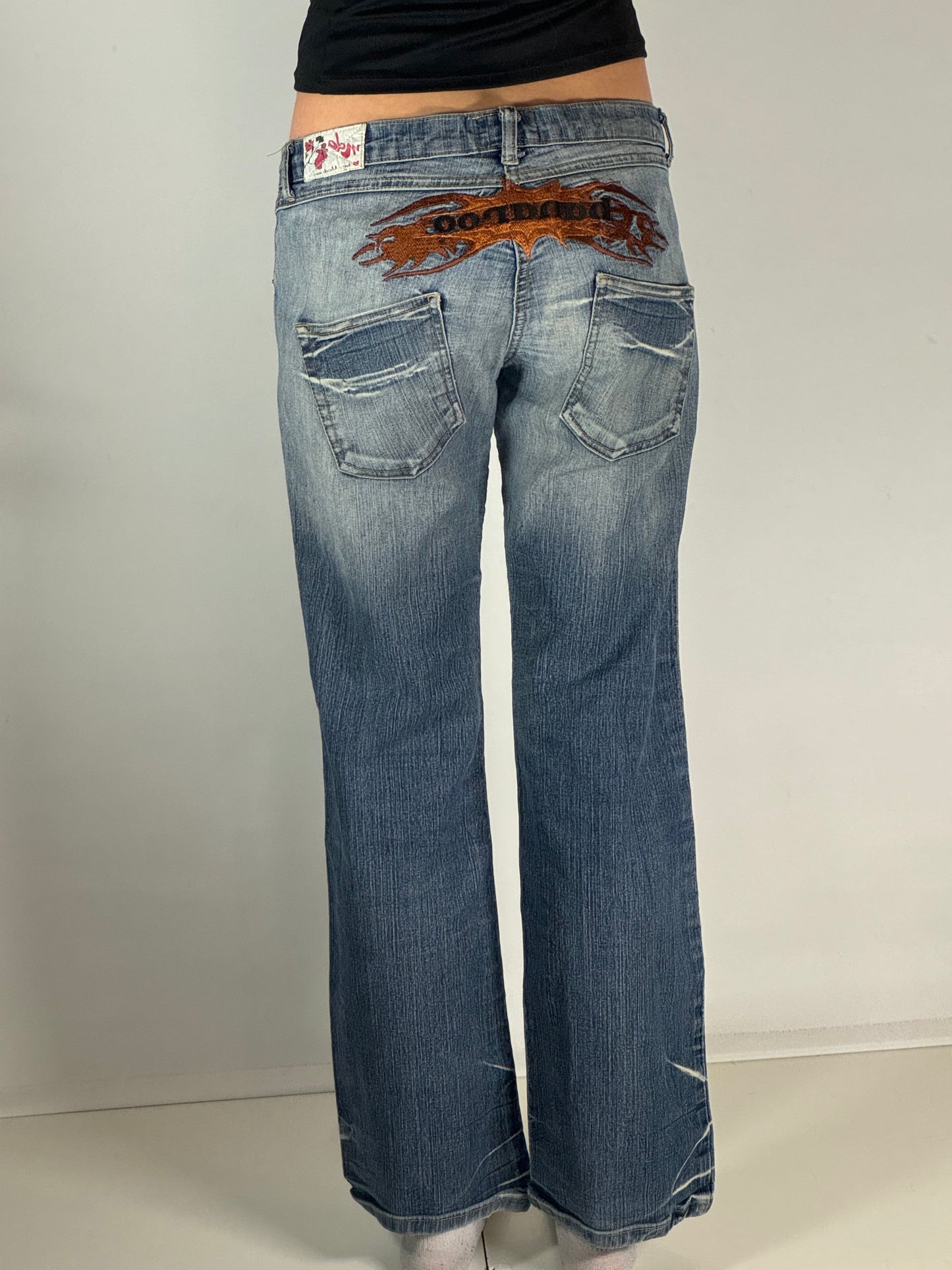 Lågmidjade jeans stl: S