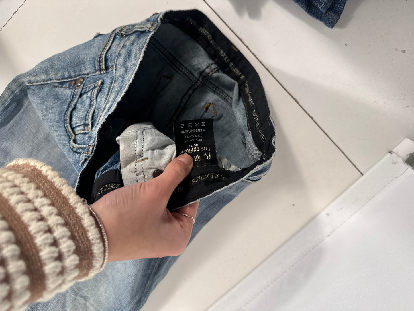 Lavtaljede jeans str: XS/S