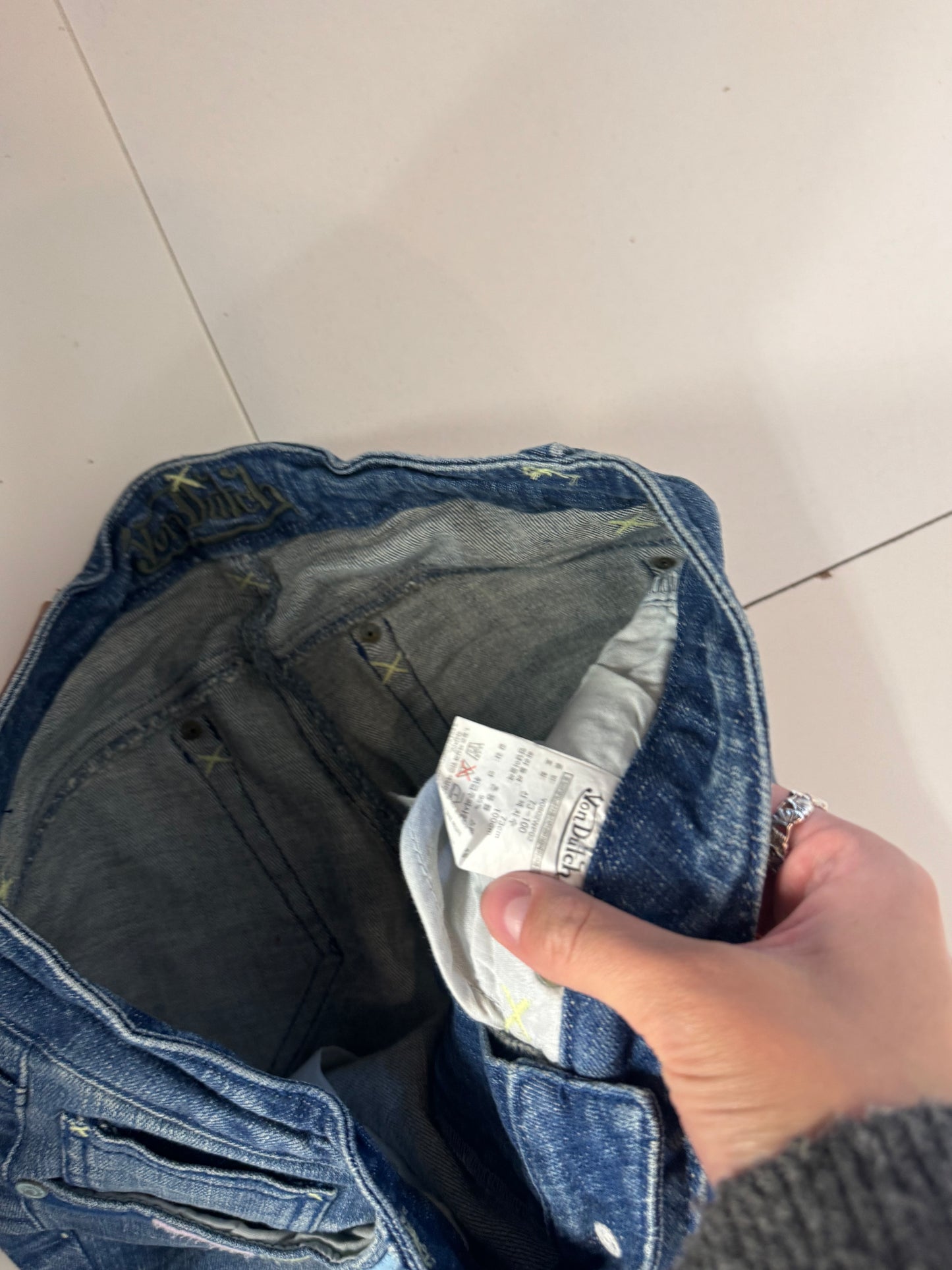 Lågmidjade jeans stl: XS