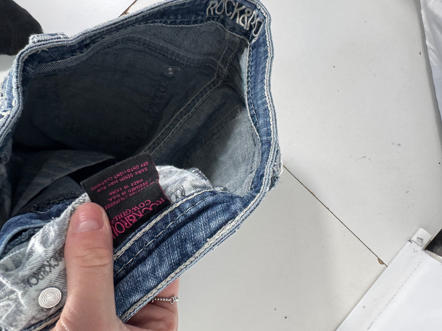 Lågmidjade jeans stl: XS