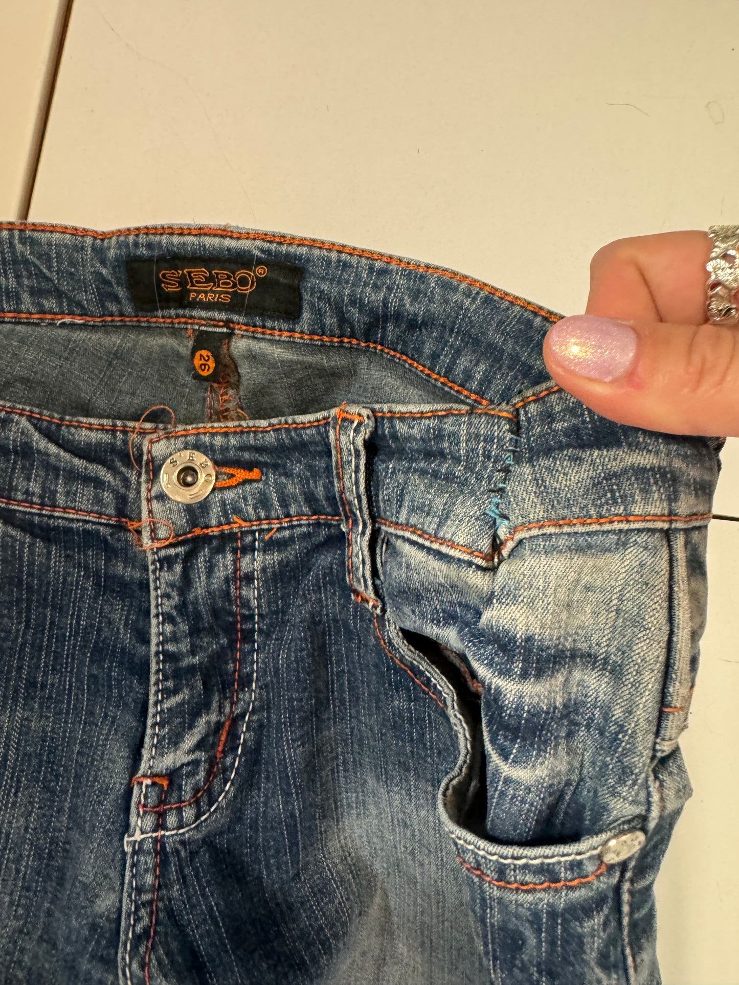 Lågmidjade jeans stl: XXS