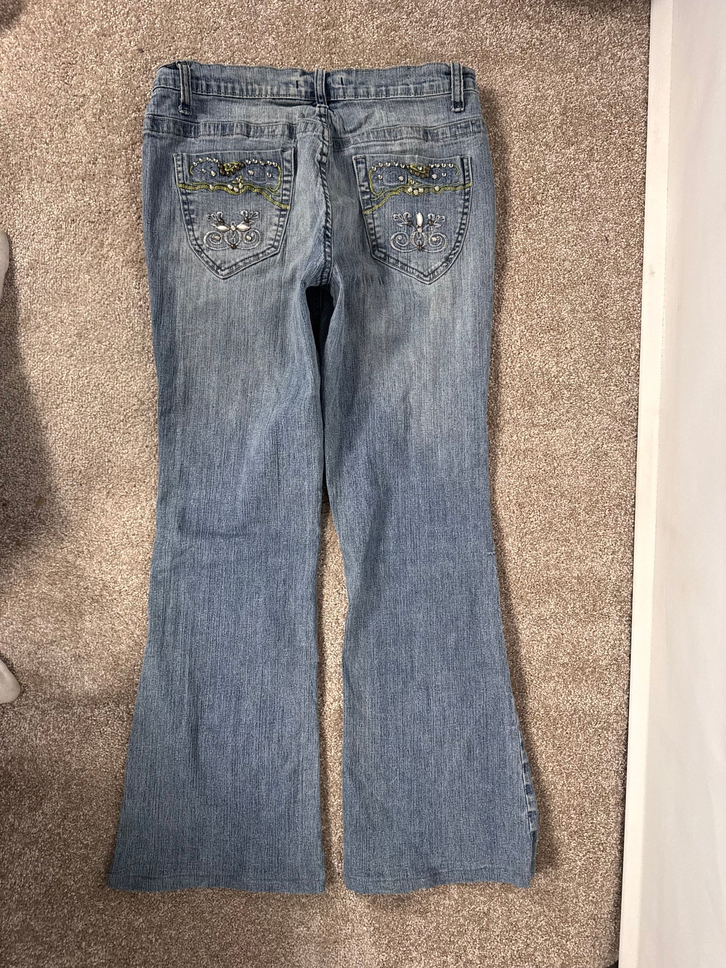 Lavtaljede jeans str: S