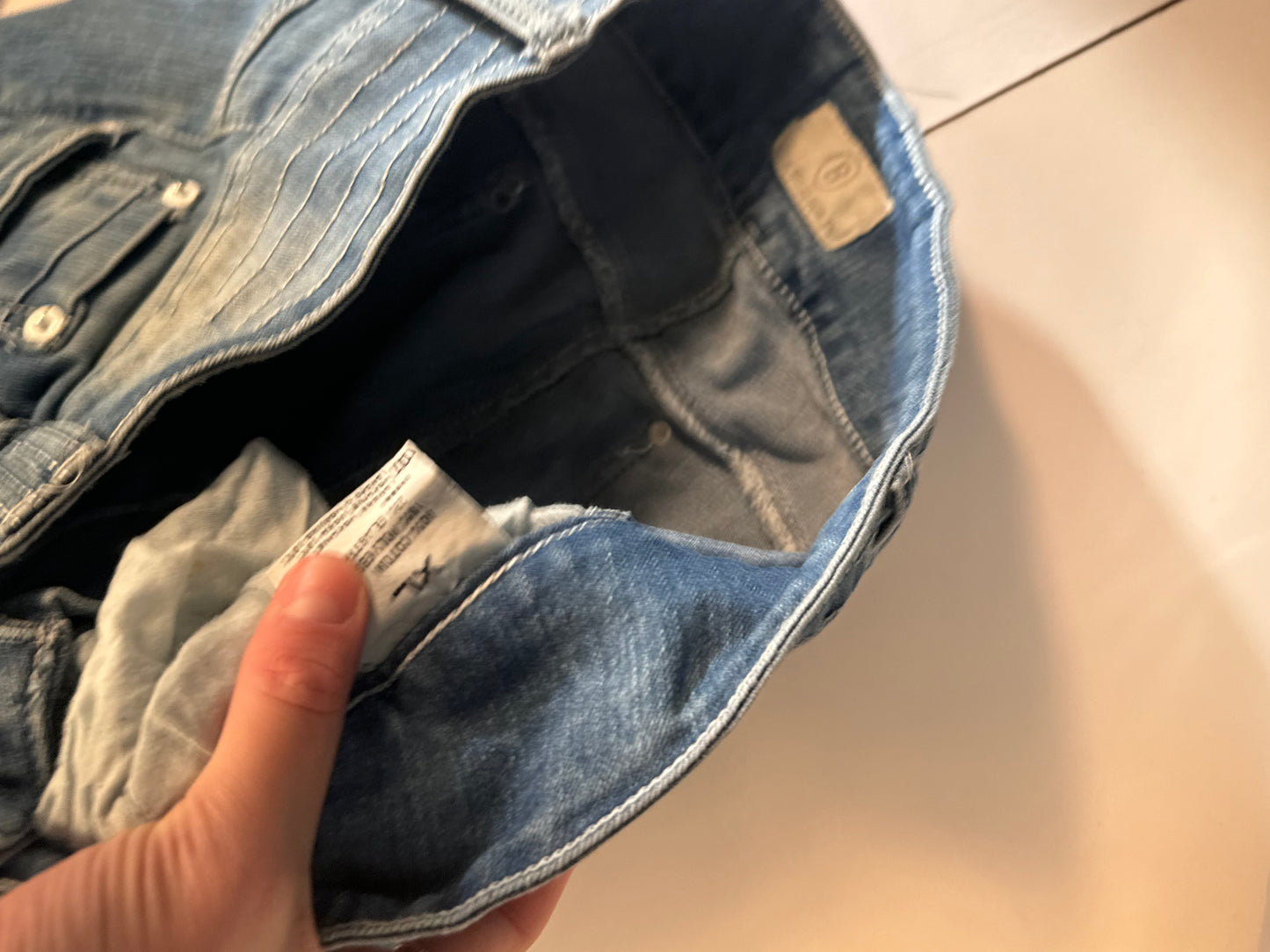 Lavtaljede jeans str: S
