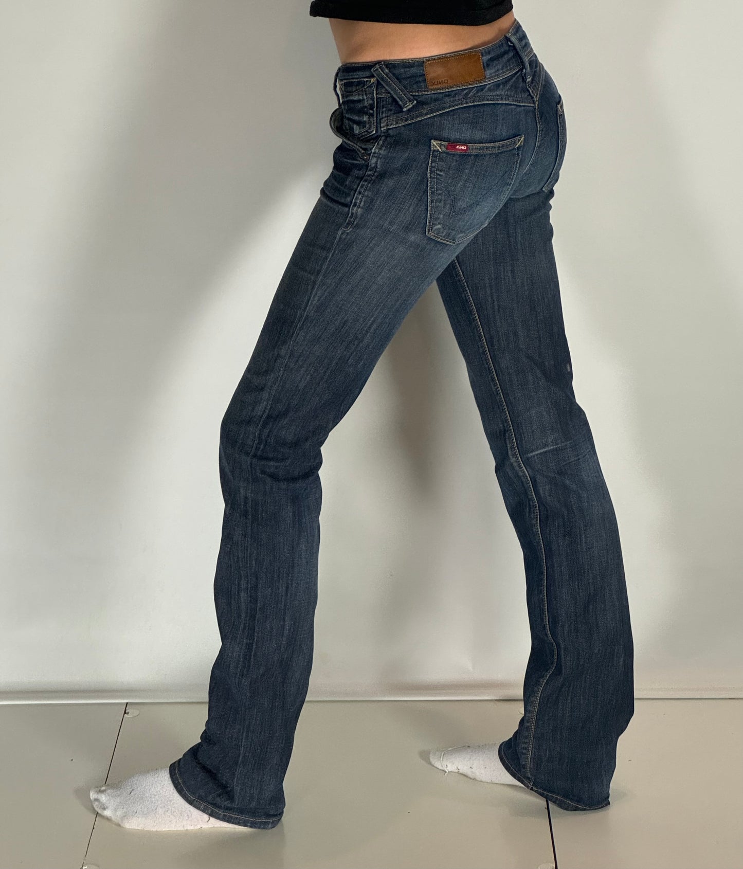Lågmidjade jeans–stl: XS
