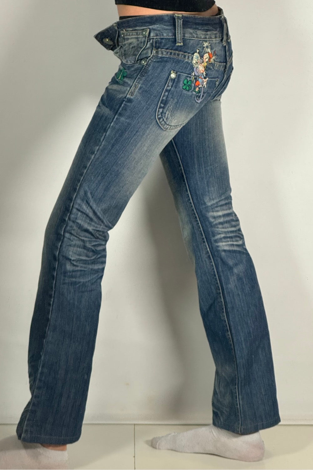 Lågmidjade jeans stl: XXS