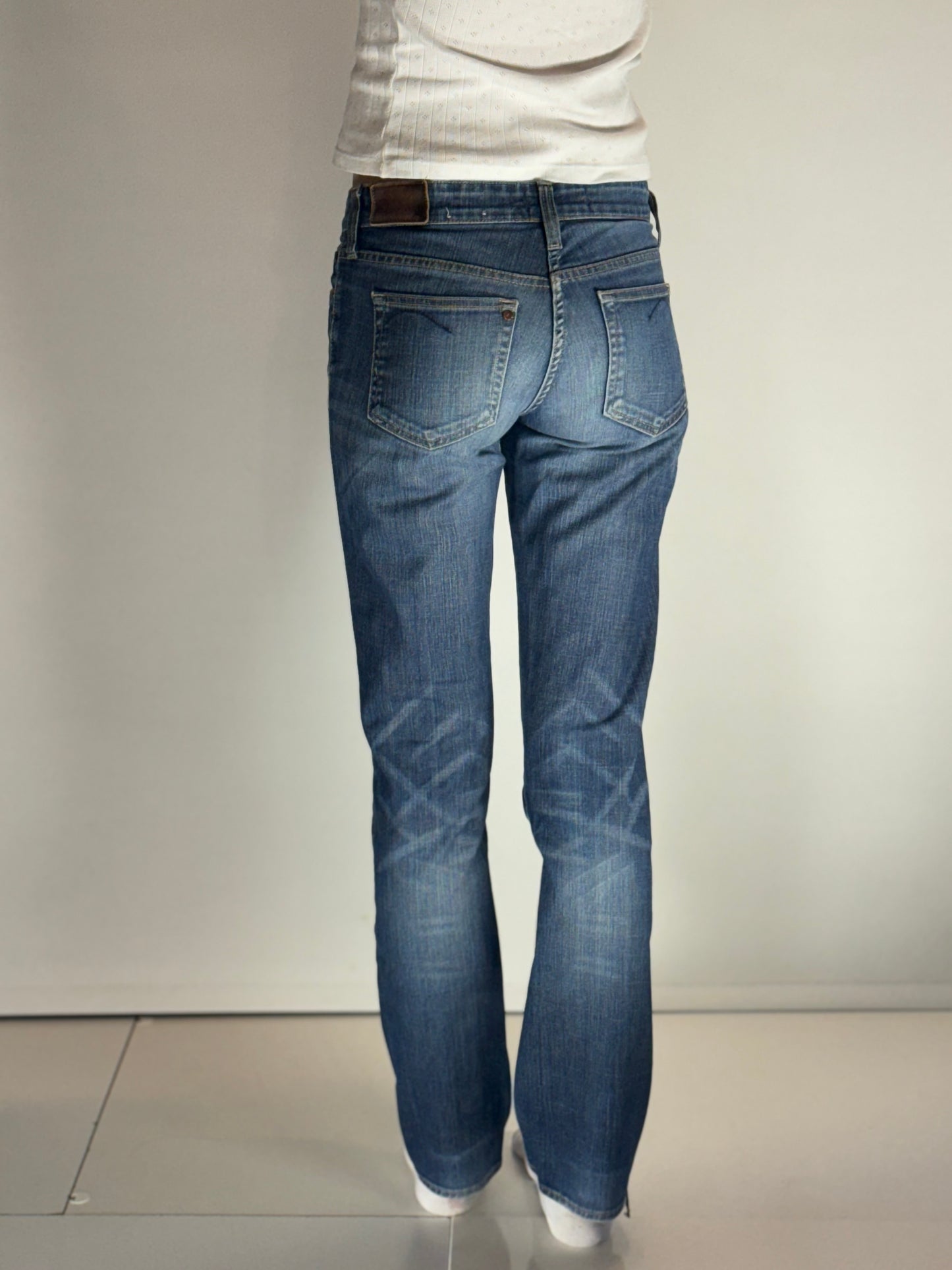 Lågmidjade jeans–stl: S