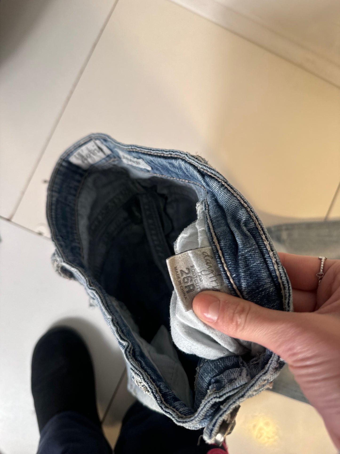 Lågmidjade jeans stl: XS