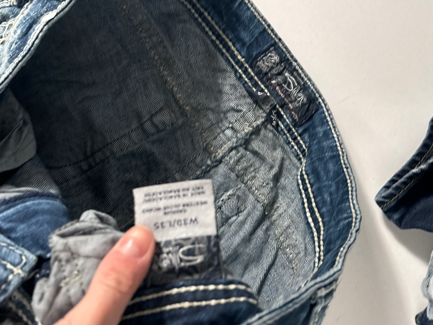 Lågmidjade jeans stl: S/M