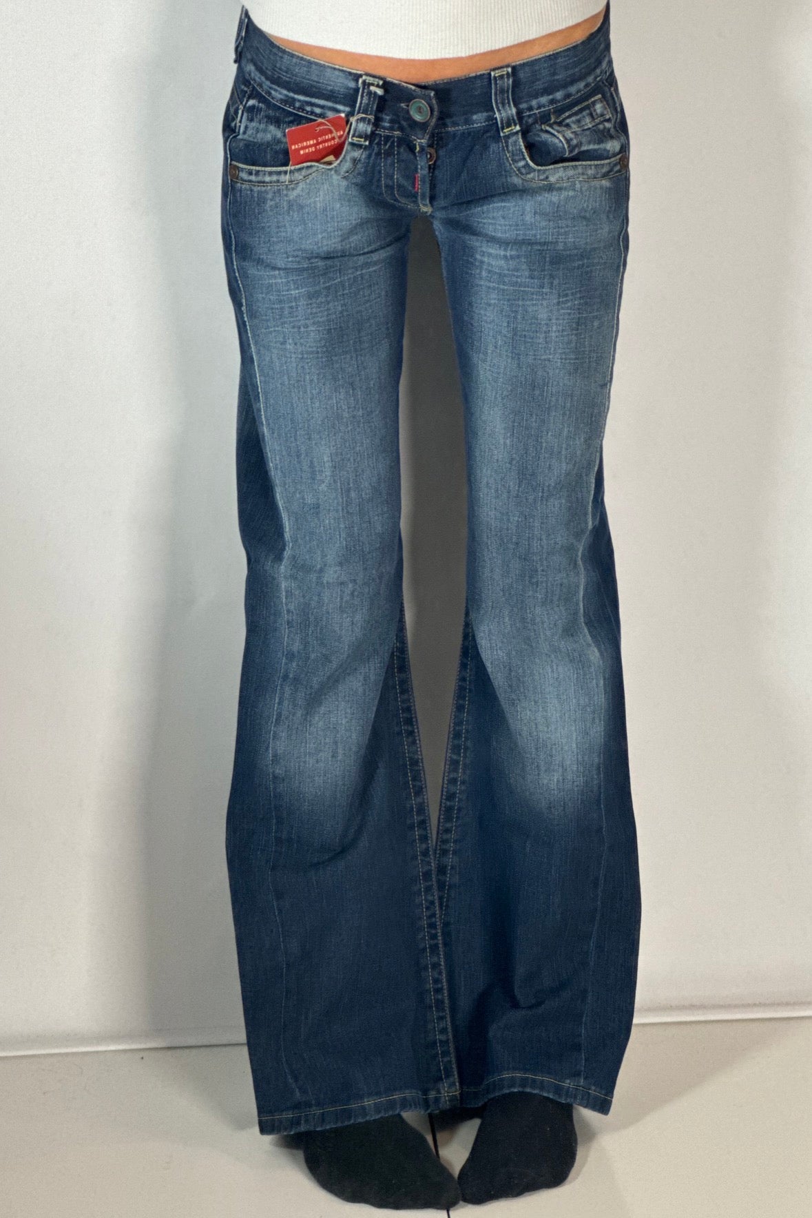Lågmidjade jeans stl: XXS (W27/L32)