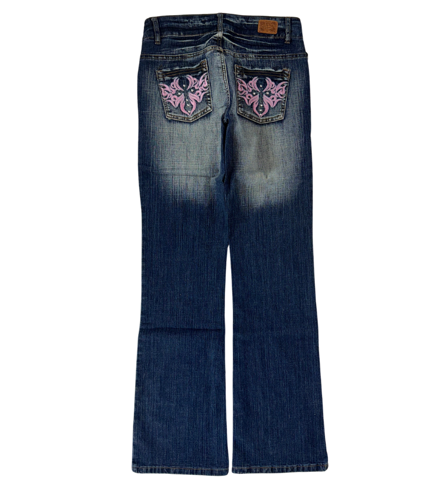 Lågmidjade jeans–stl: XS
