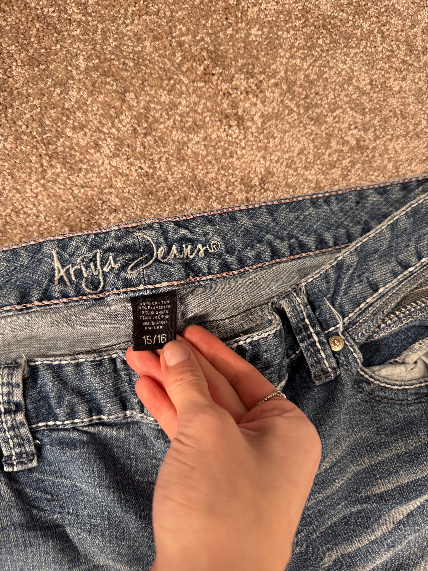 Lågmidjade jeans stl: L