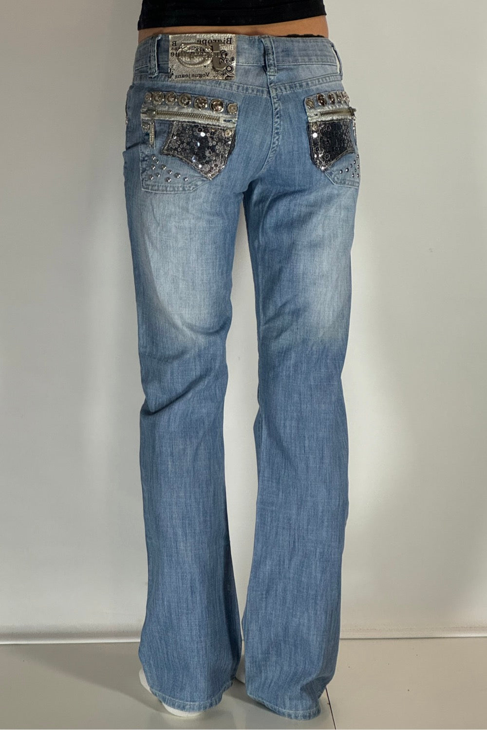Lågmidjade jeans stl: S