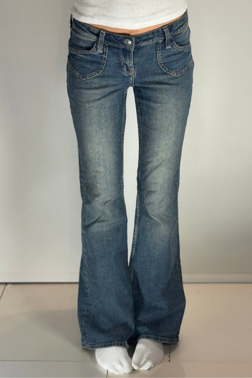 Lågmidjade jeans stl: S
