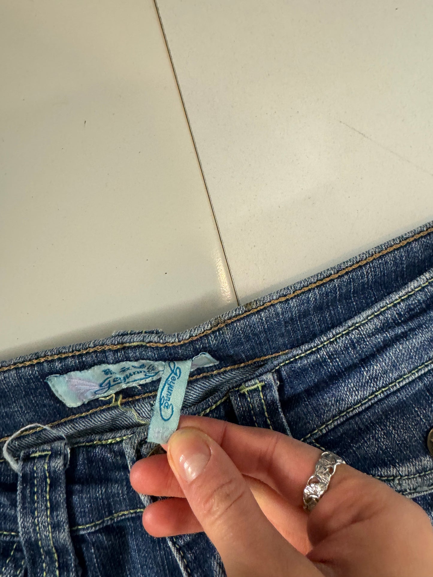 Lågmidjade jeans stl: XS