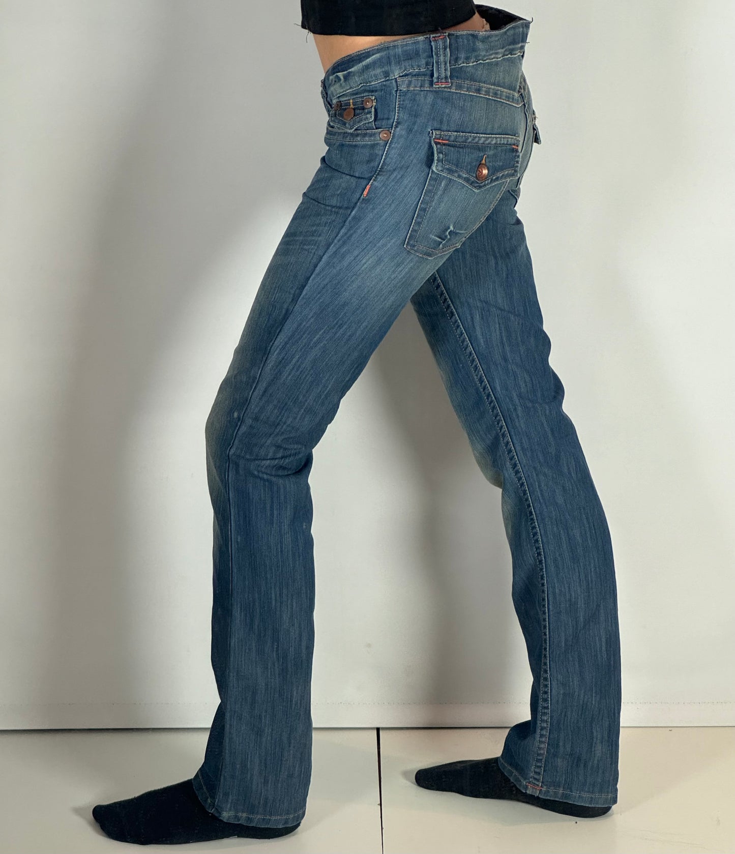 Lågmidjade jeans stl: M