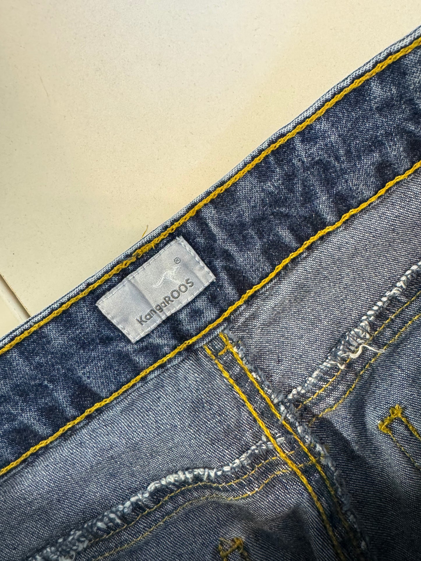 Lågmidjade jeans–stl: XS