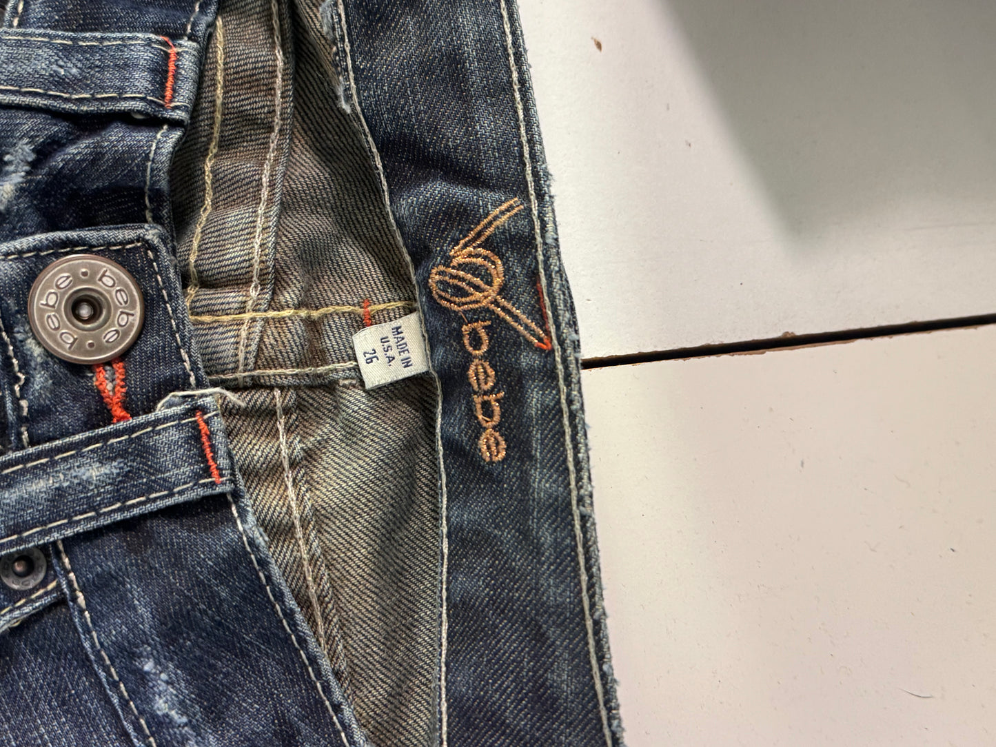 Lavlivede jeans str: XS