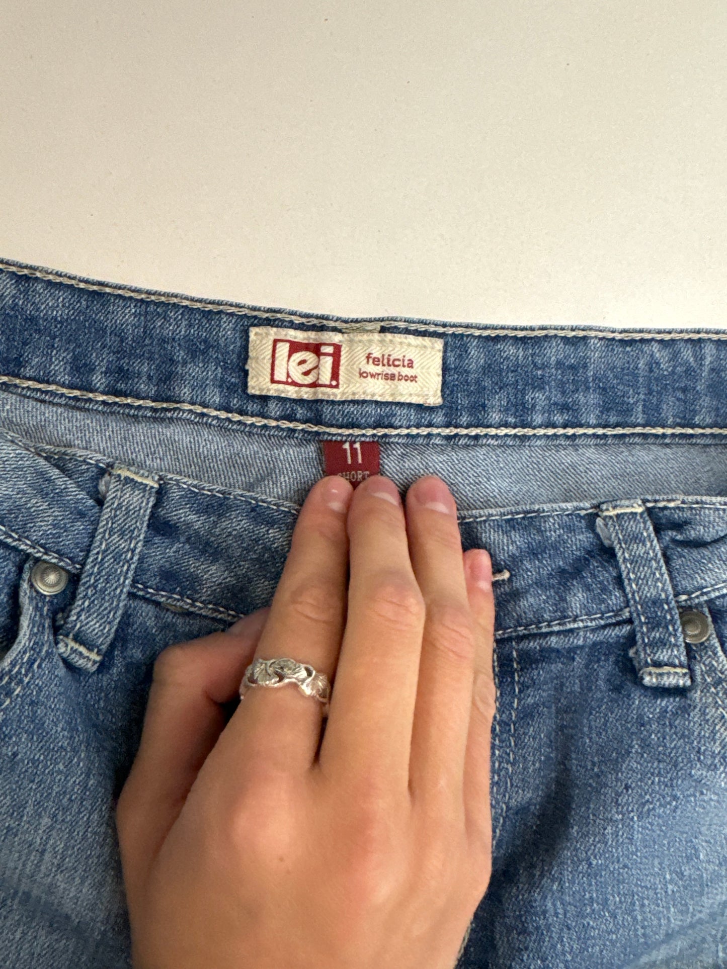 Lågmidjade jeans stl: M