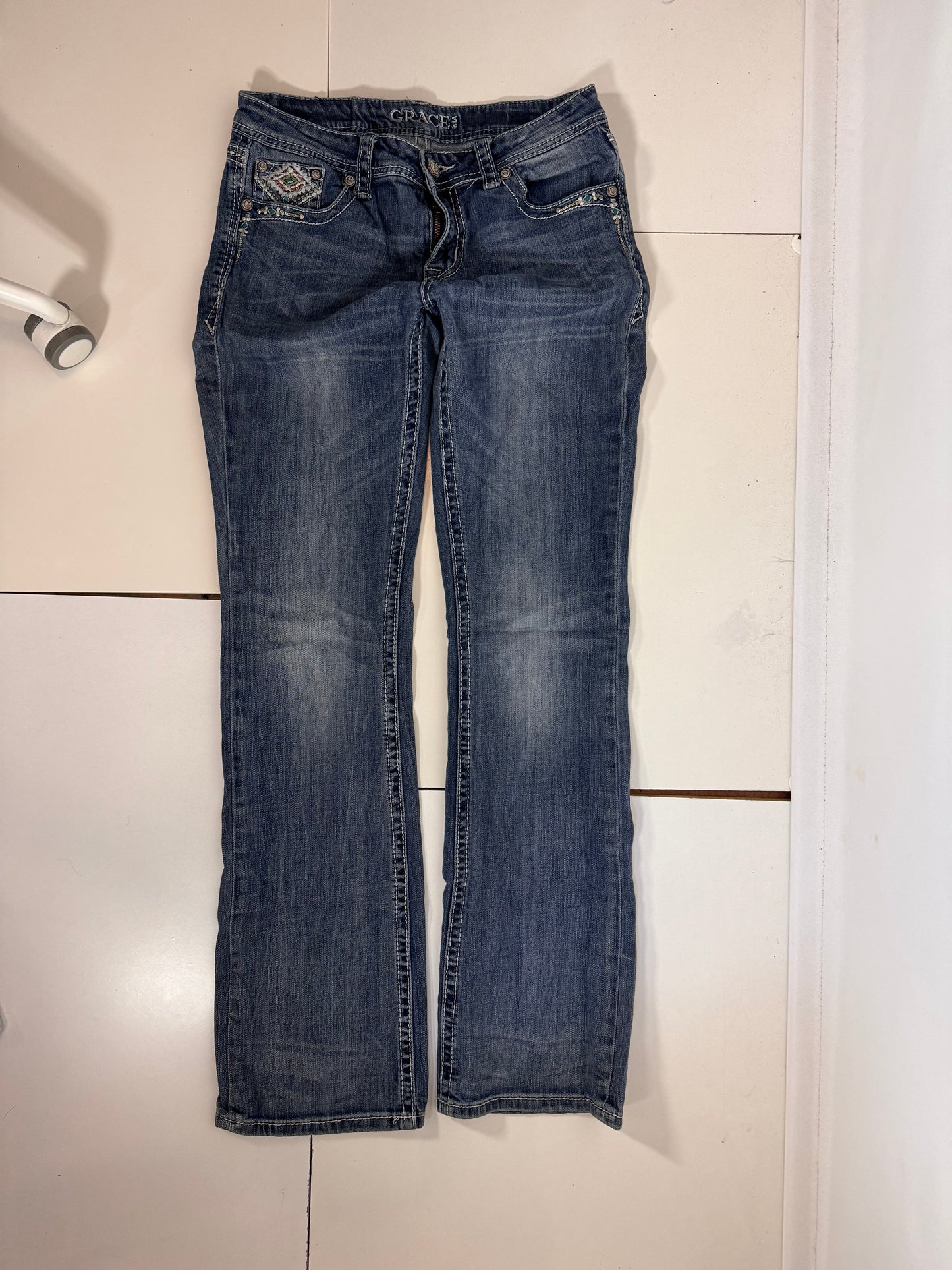 Lågmidjade jeans stl: S