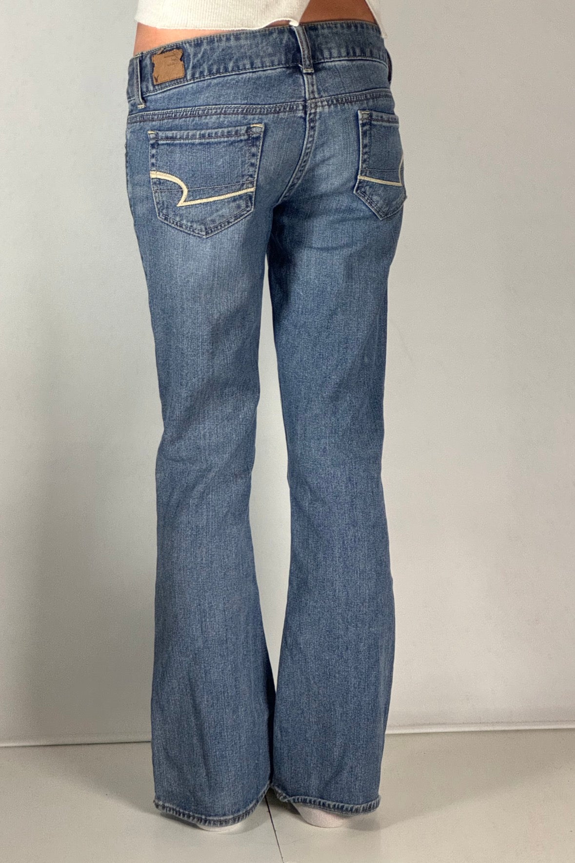 Lågmidjade jeans stl: S