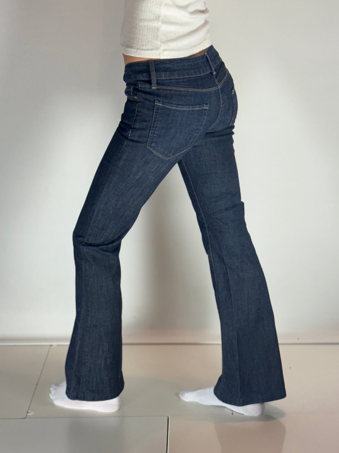 Lågmidjade jeans–stl: XS
