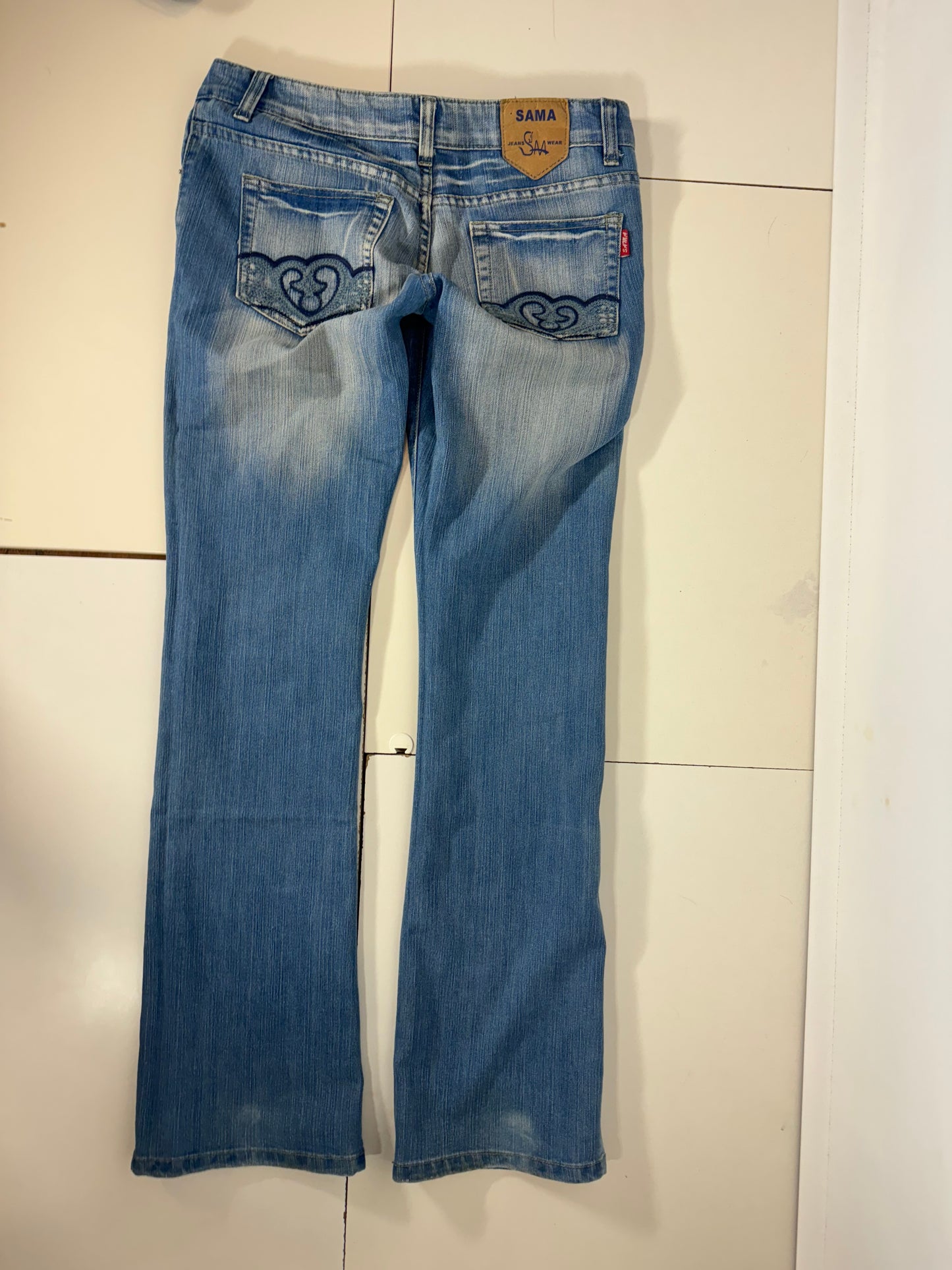 Lågmidjade jeans stl: S