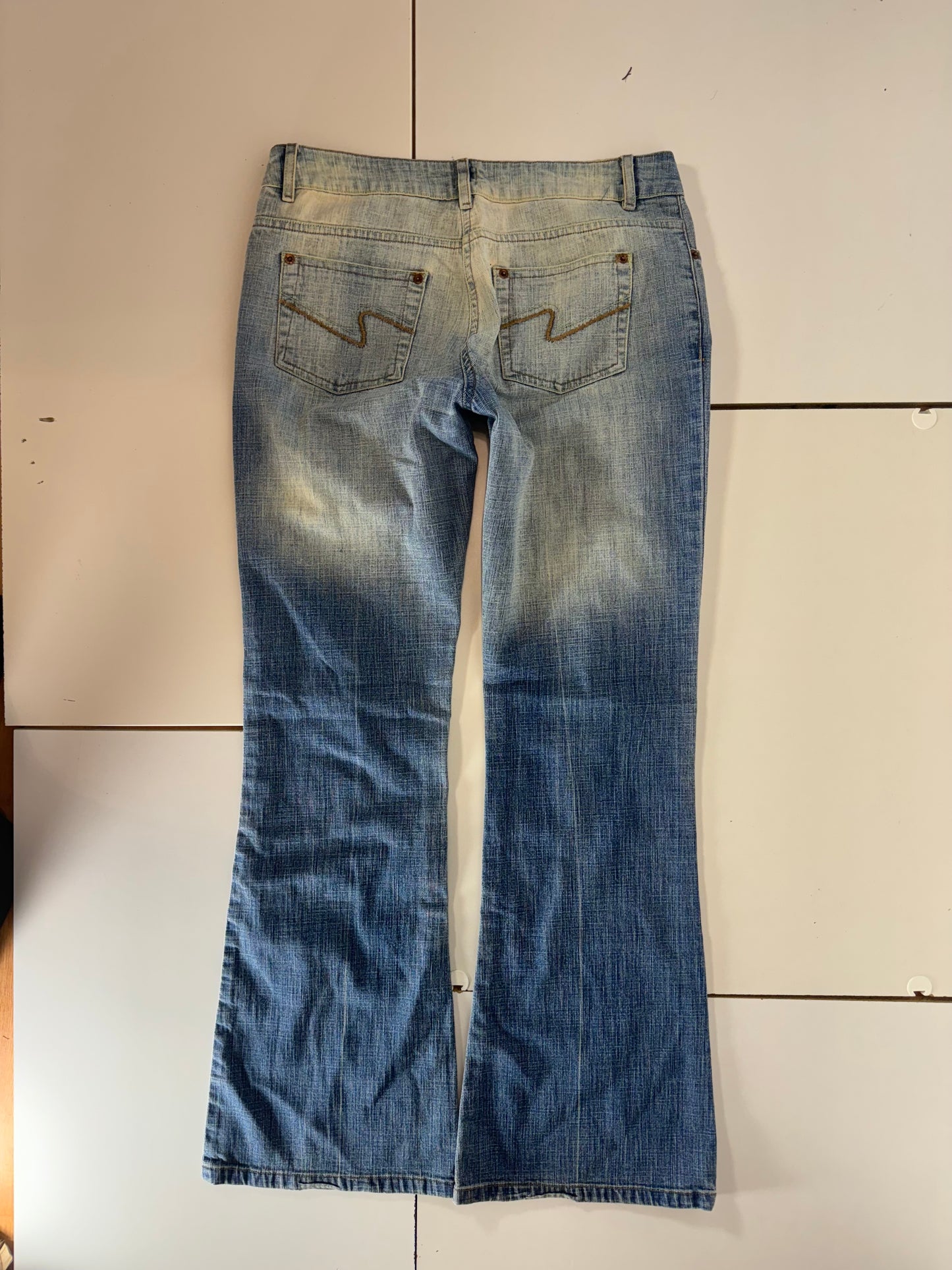 Lågmidjade jeans–stl: S/M
